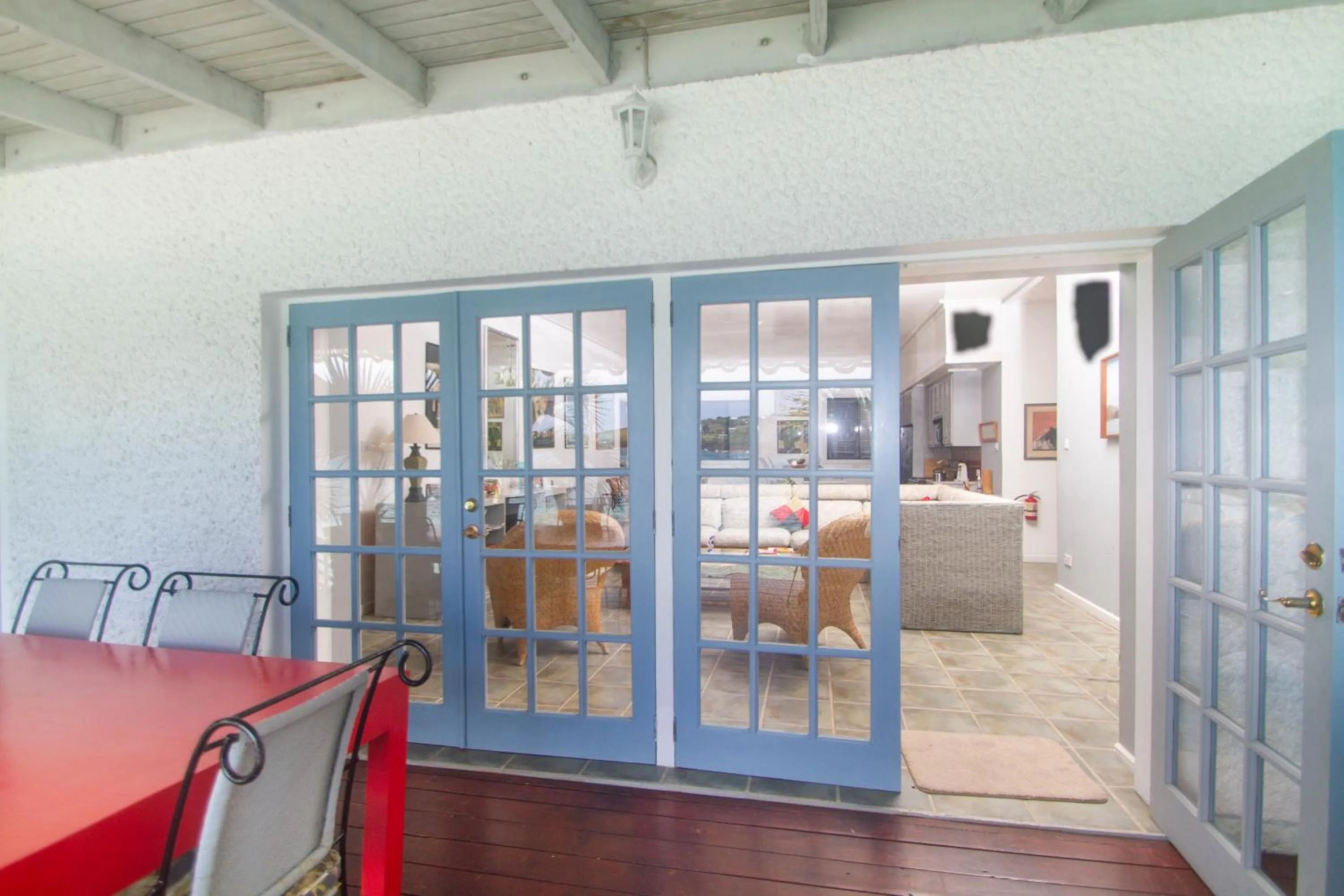 Patio in Bequia Beachfront Villas