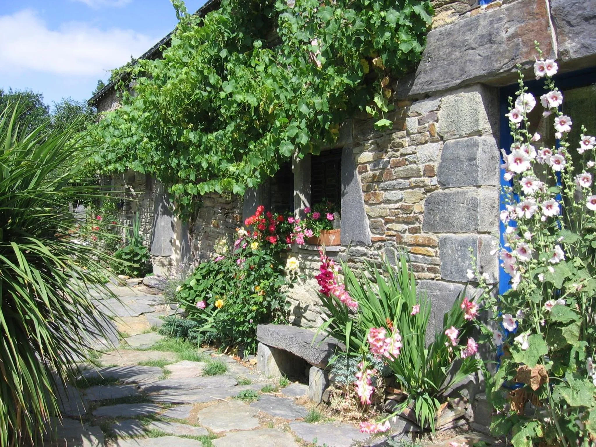 Garden in Le clos du Tay
