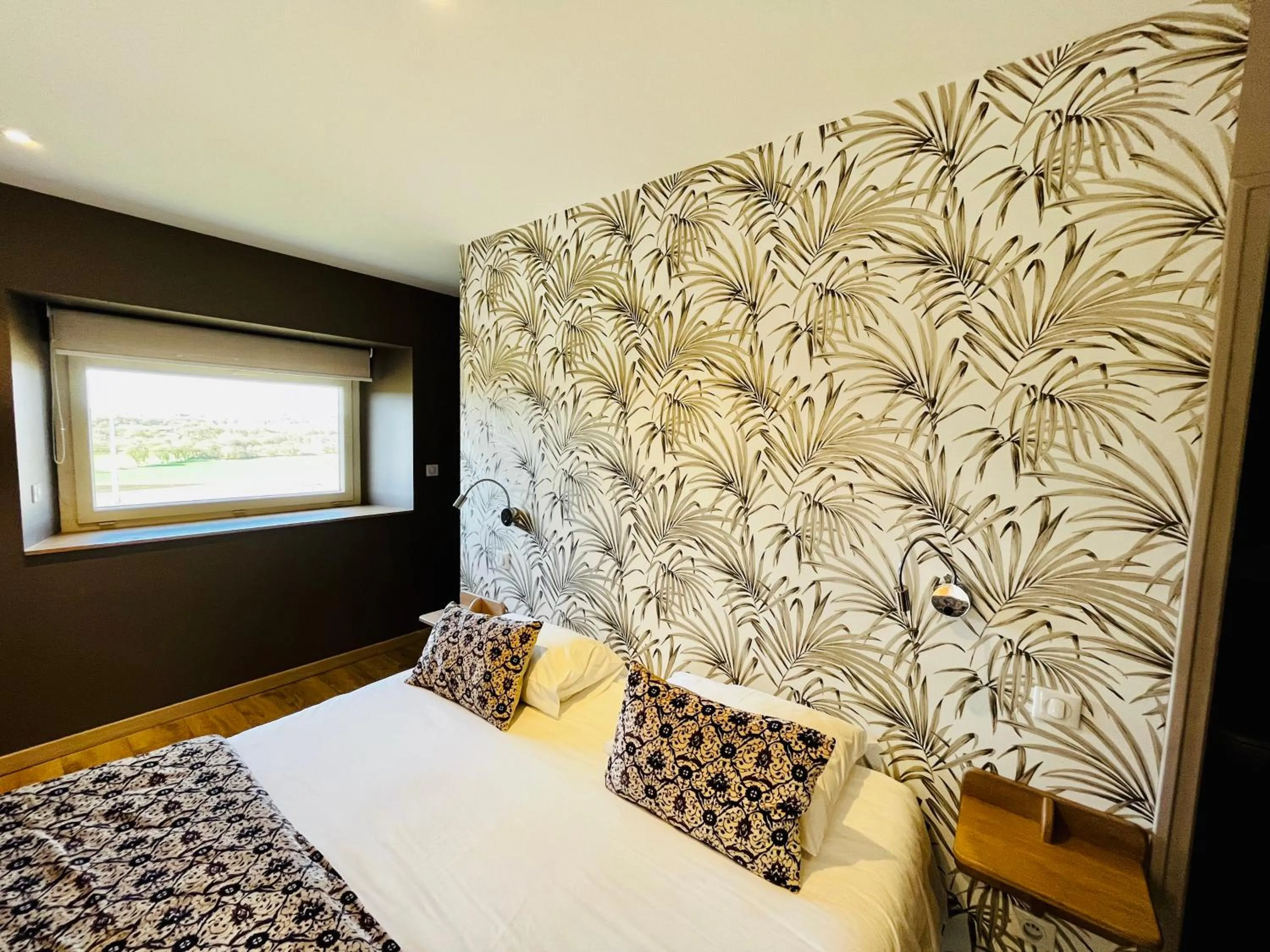 Bed in Hôtel Le Troubadour à Rocamadour