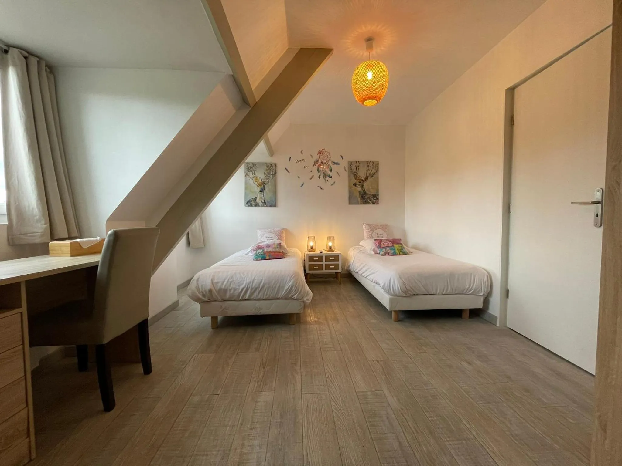Photo of the whole room, Bed in Manoir de la Houlette