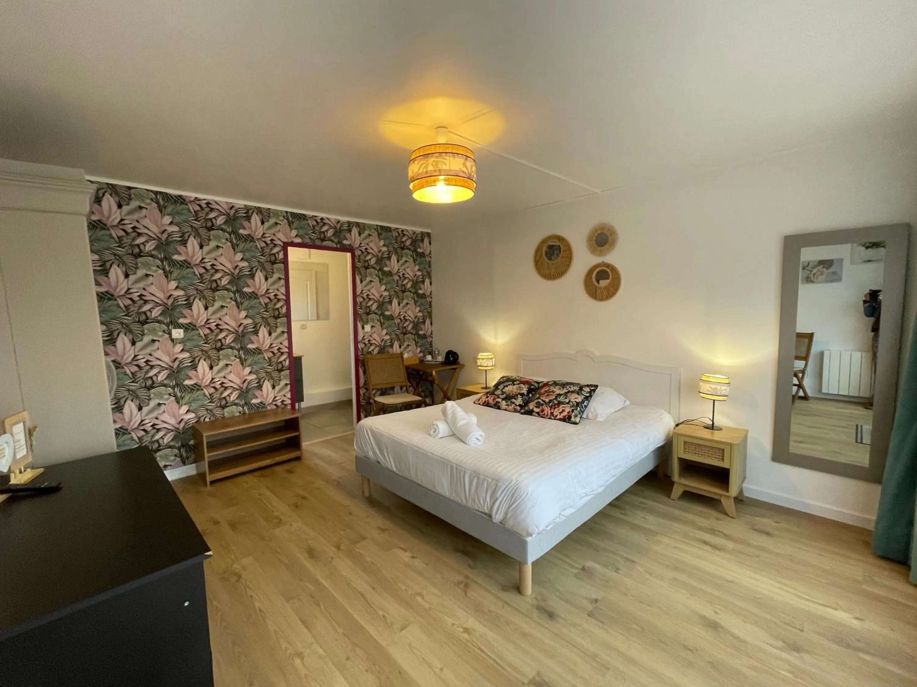 Bedroom, Bed in Manoir de la Houlette