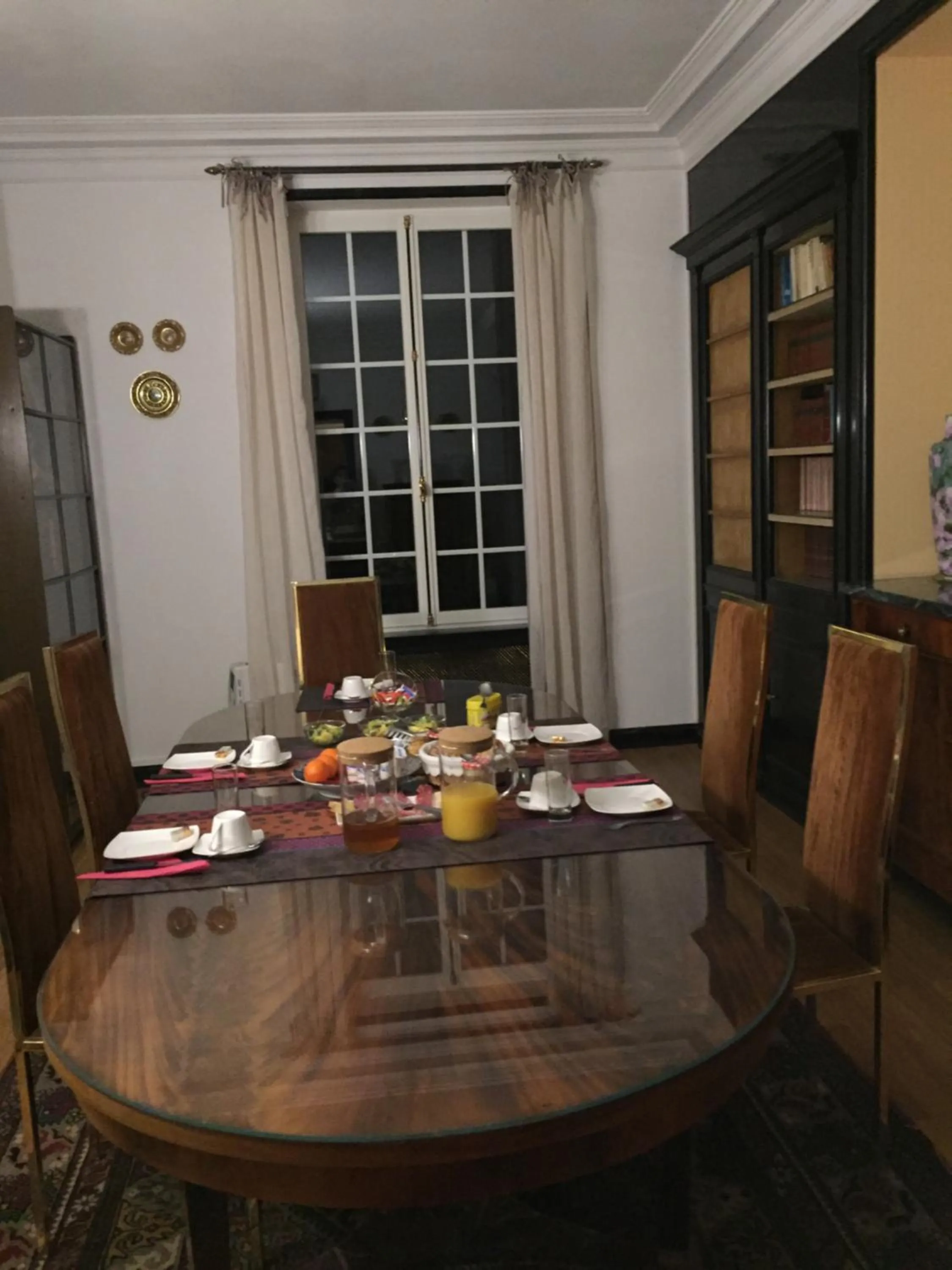 Continental breakfast in Manoir de la Houlette