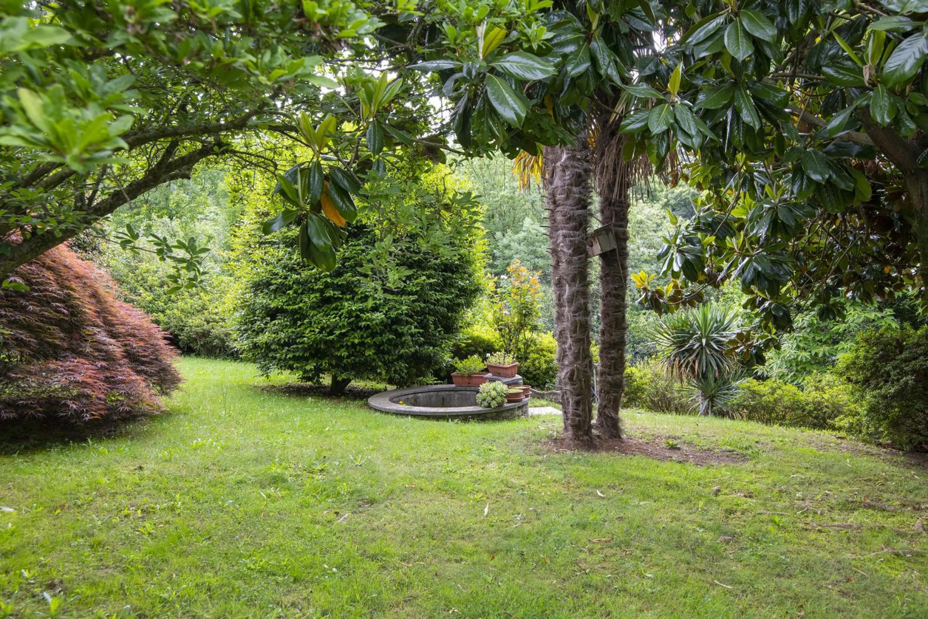Garden in Villa La Verbanina Private Garden - Happy Rentals