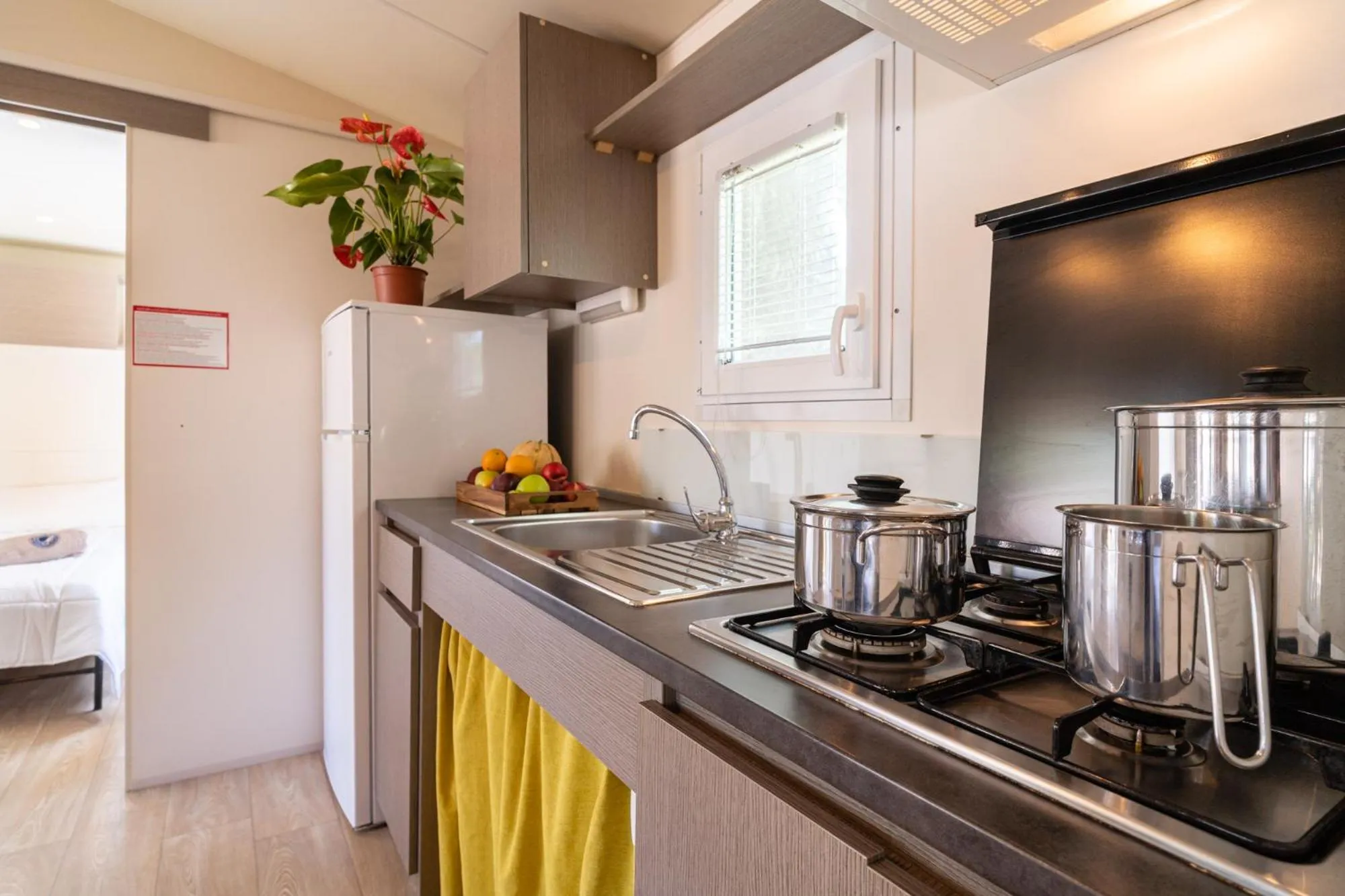 Kitchen or kitchenette in Club del Sole Marina Family Resort