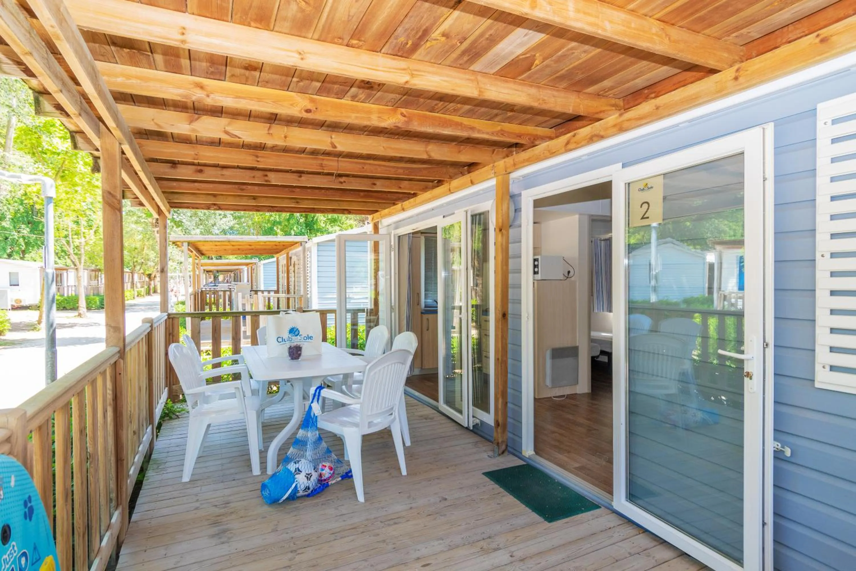 Patio in Club del Sole Marina Family Resort