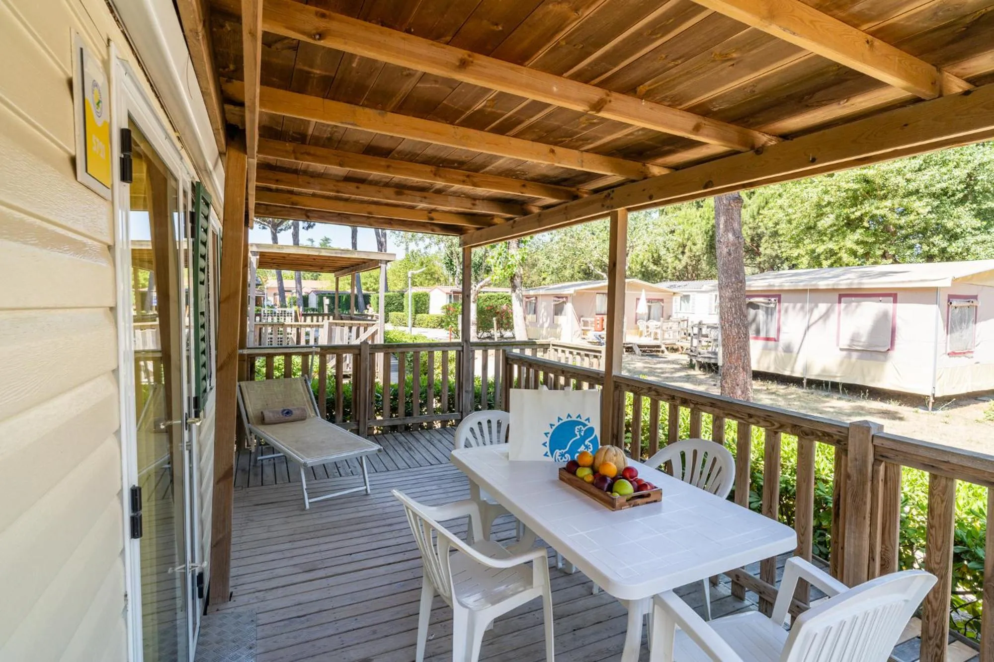 Patio in Club del Sole Marina Family Resort