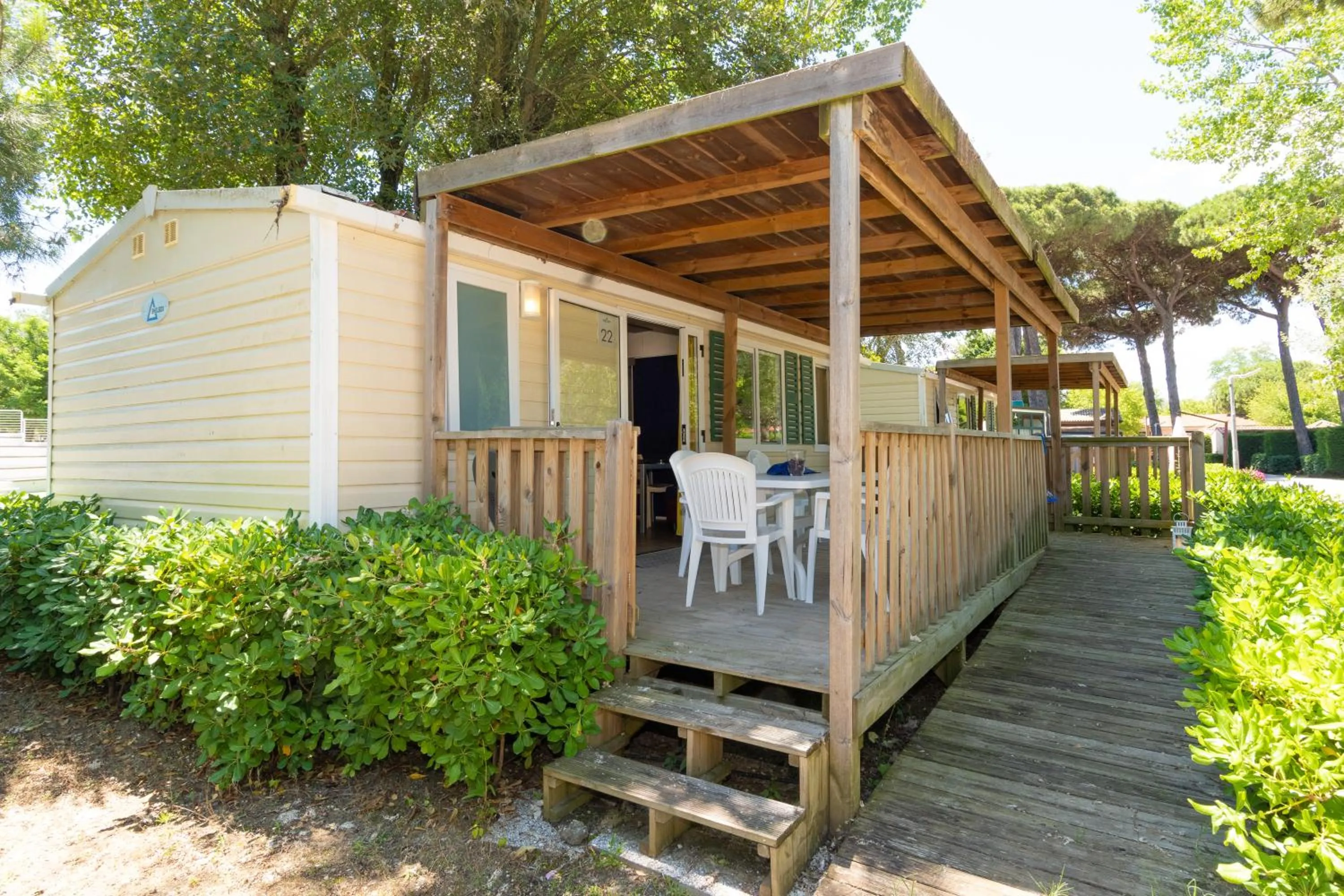 Patio in Club del Sole Marina Family Resort