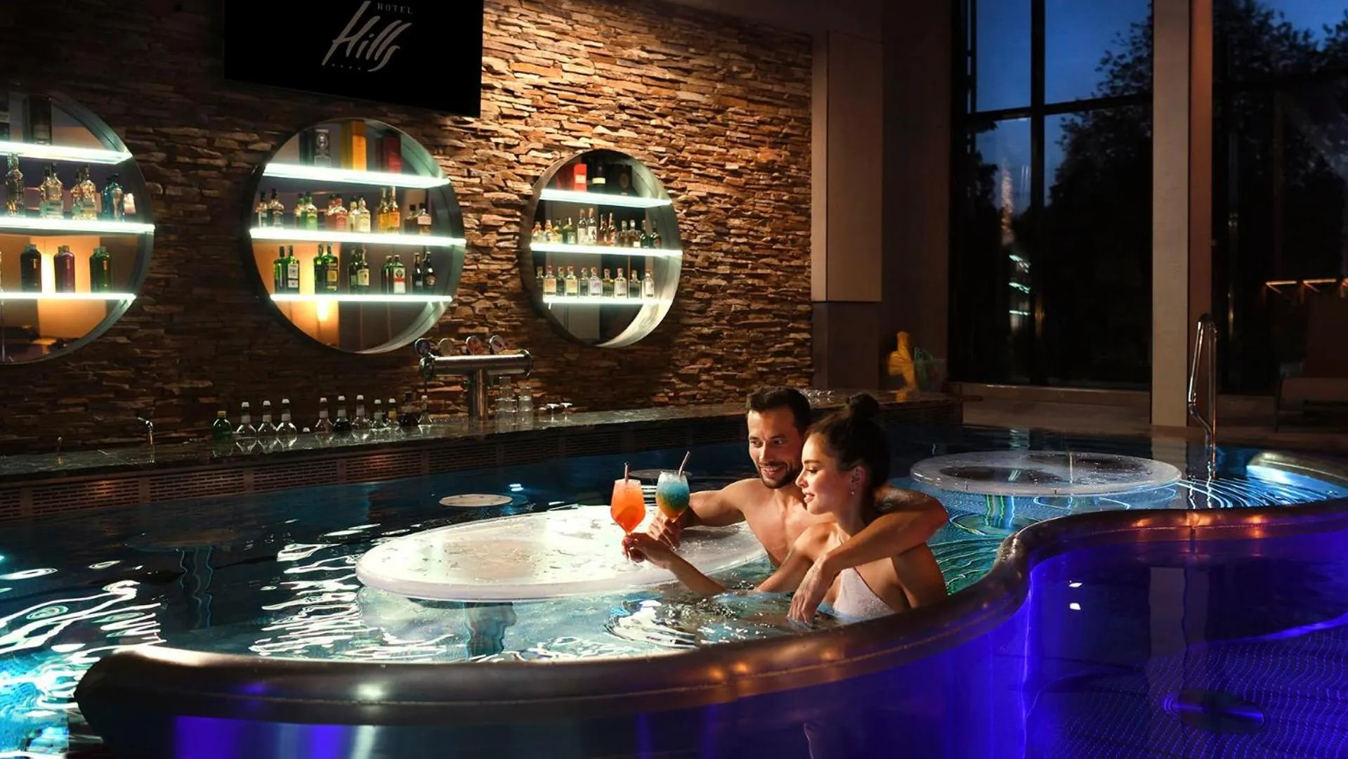 Pool view in Hotel Hills