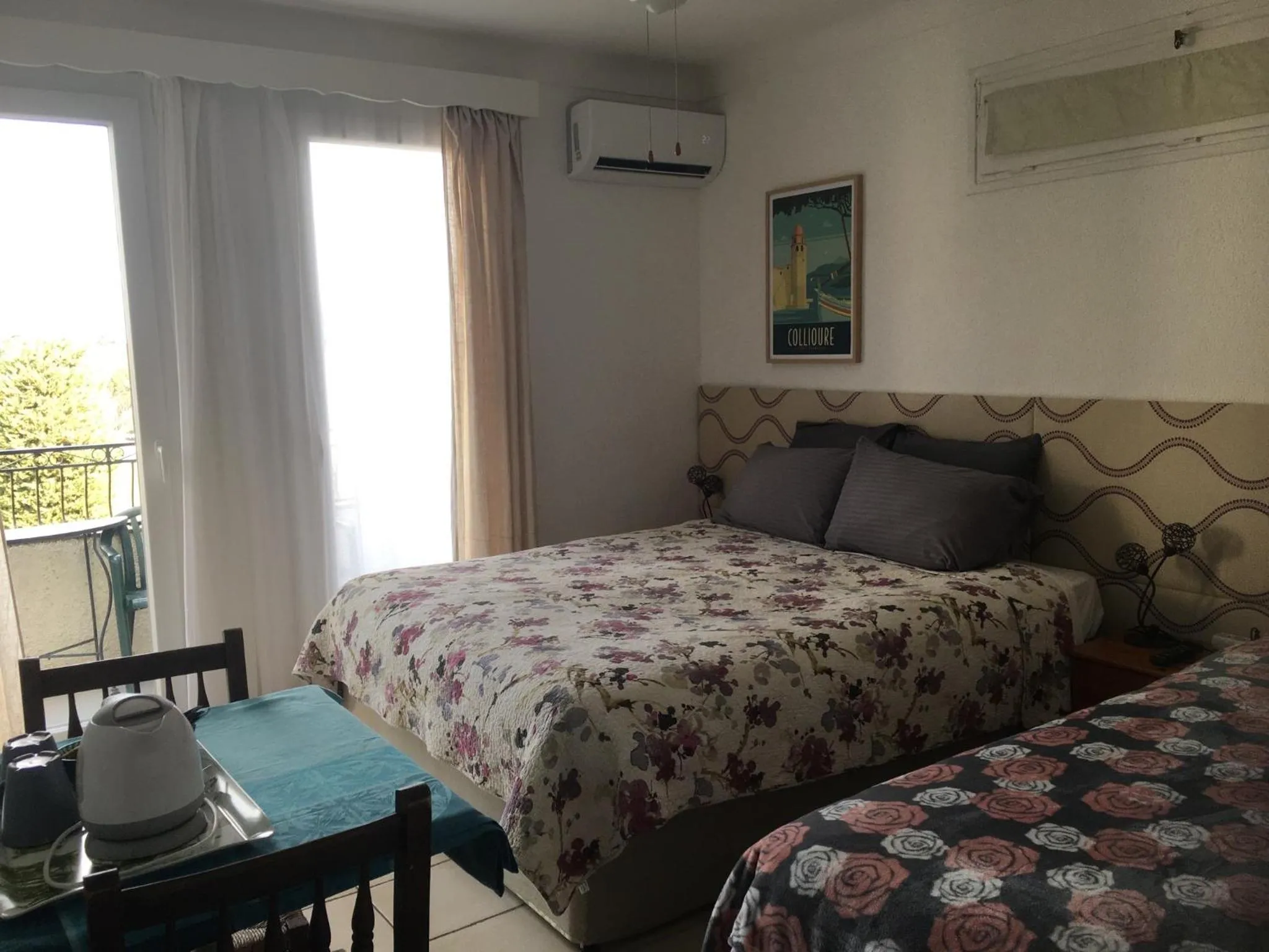 Bed in chambre d'hôtes Villa Côte Vermeille