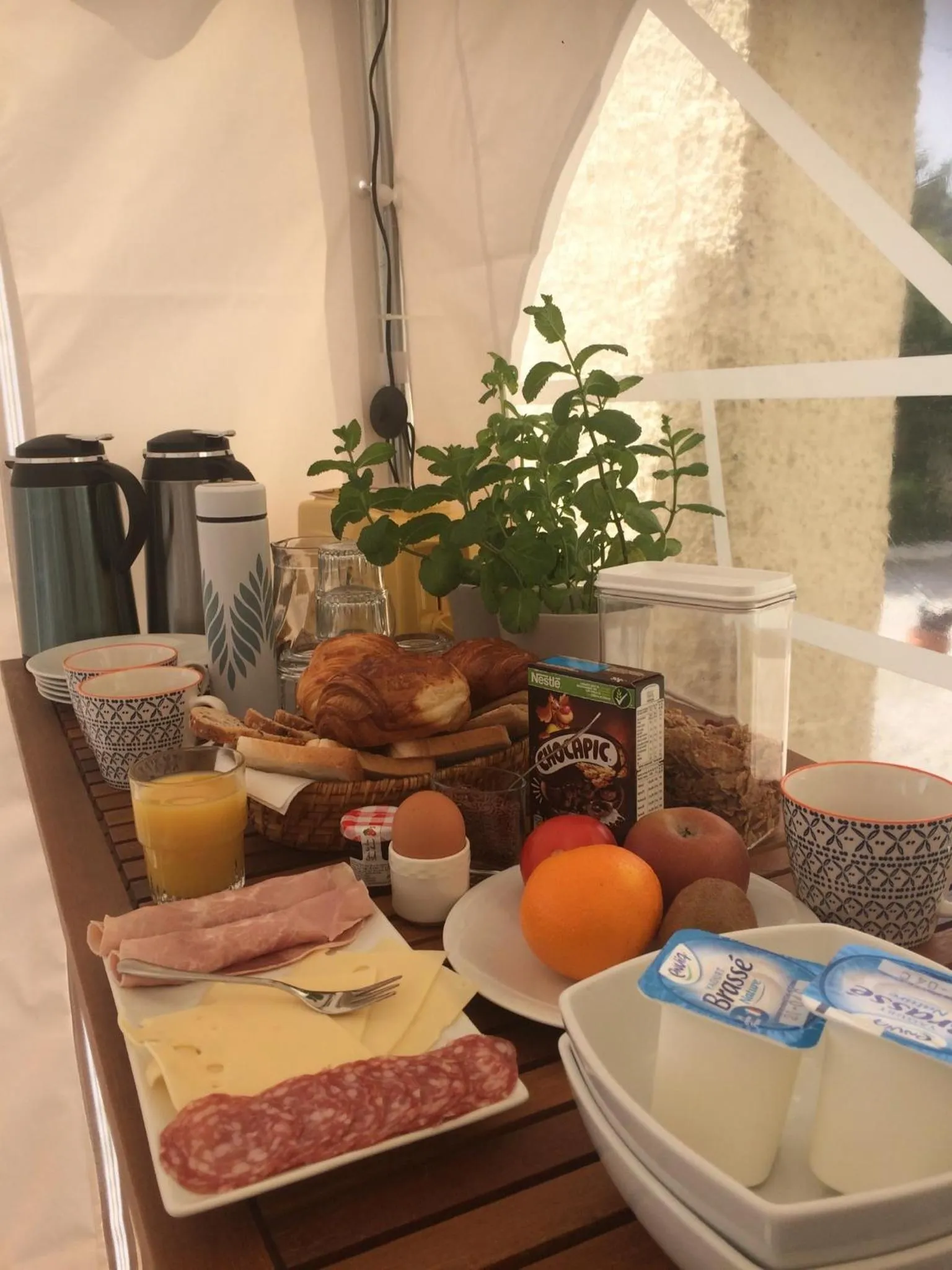 Breakfast in chambre d'hôtes Villa Côte Vermeille