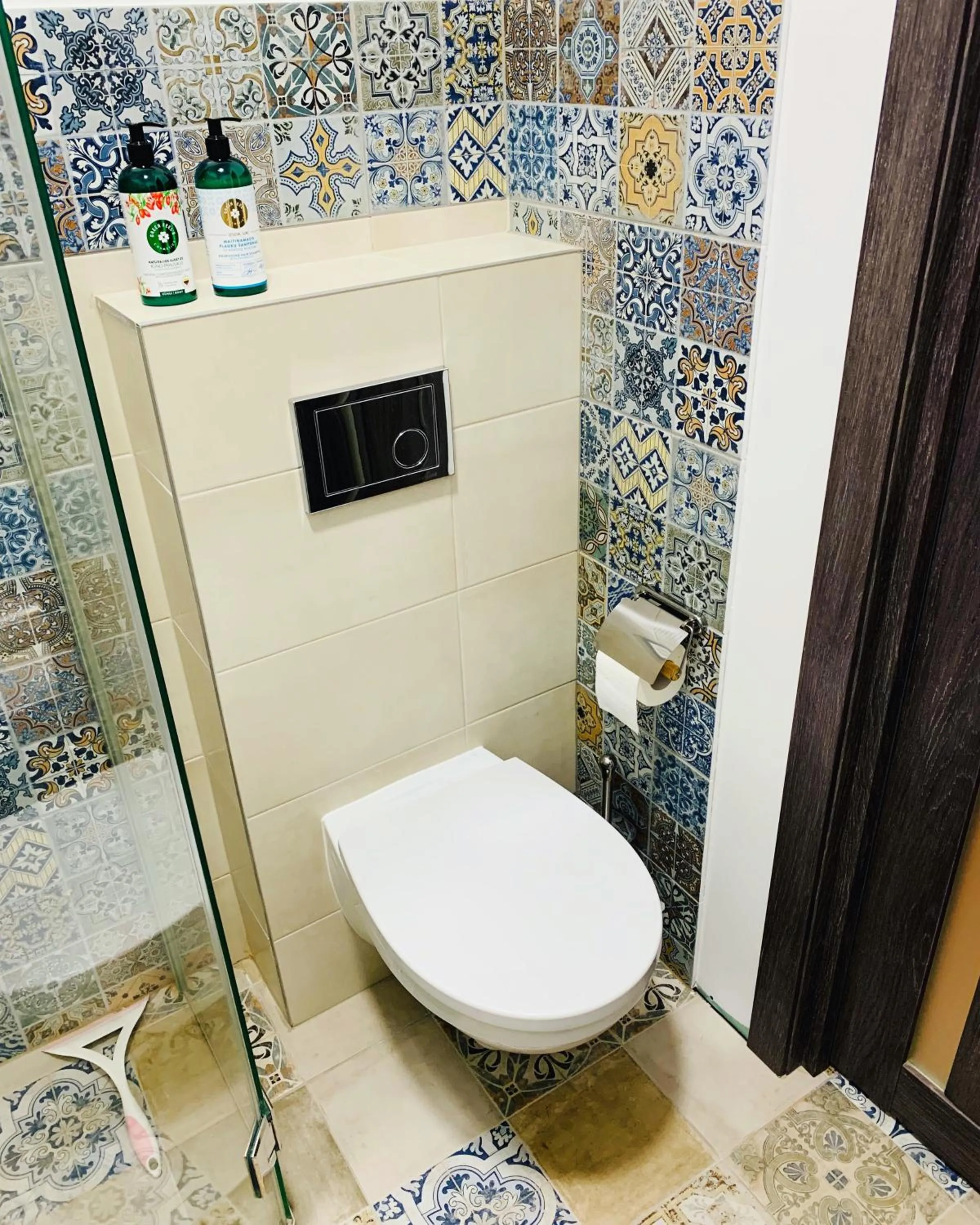 Toilet in Oak house apartments