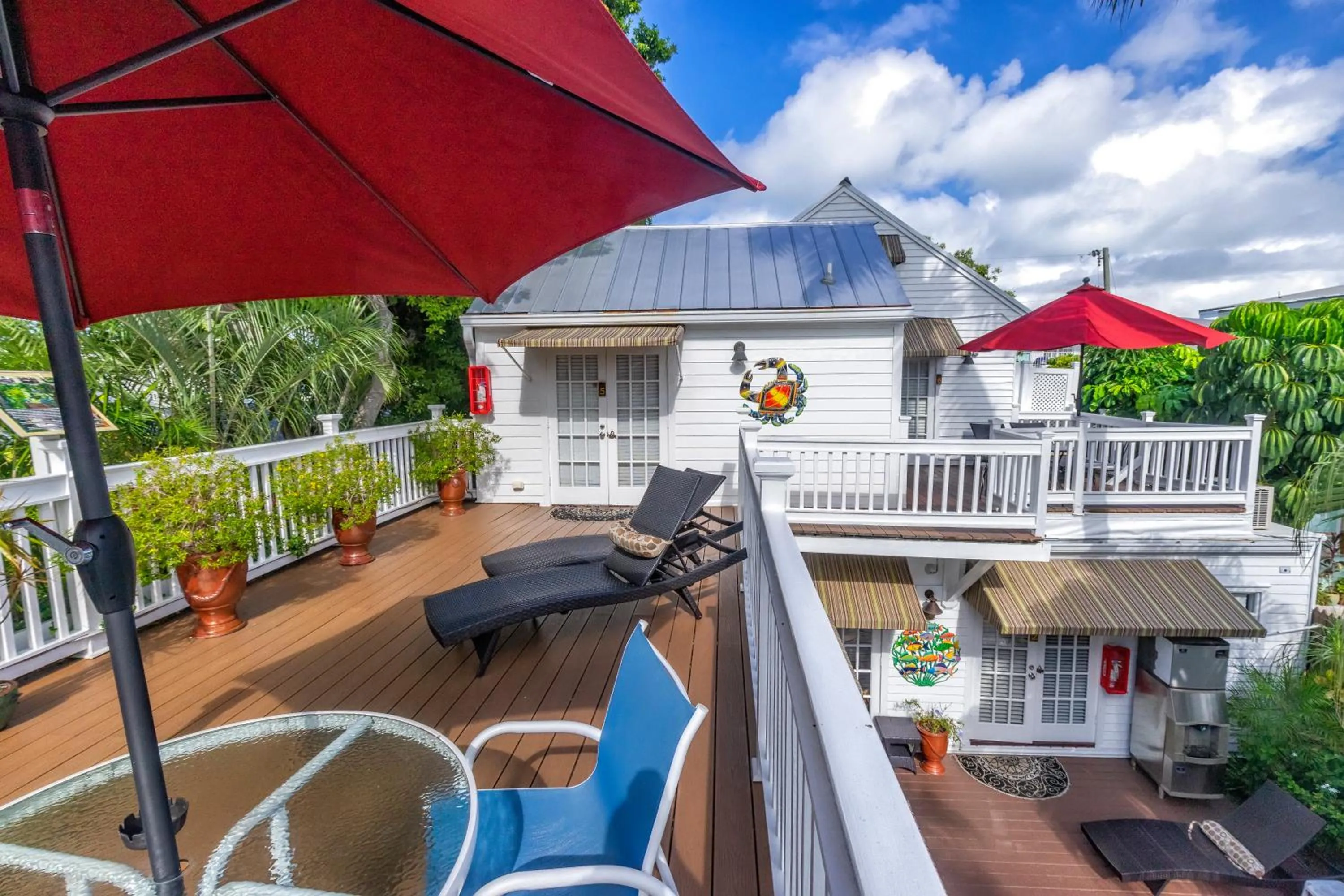 Patio in Seascape Tropical Inn