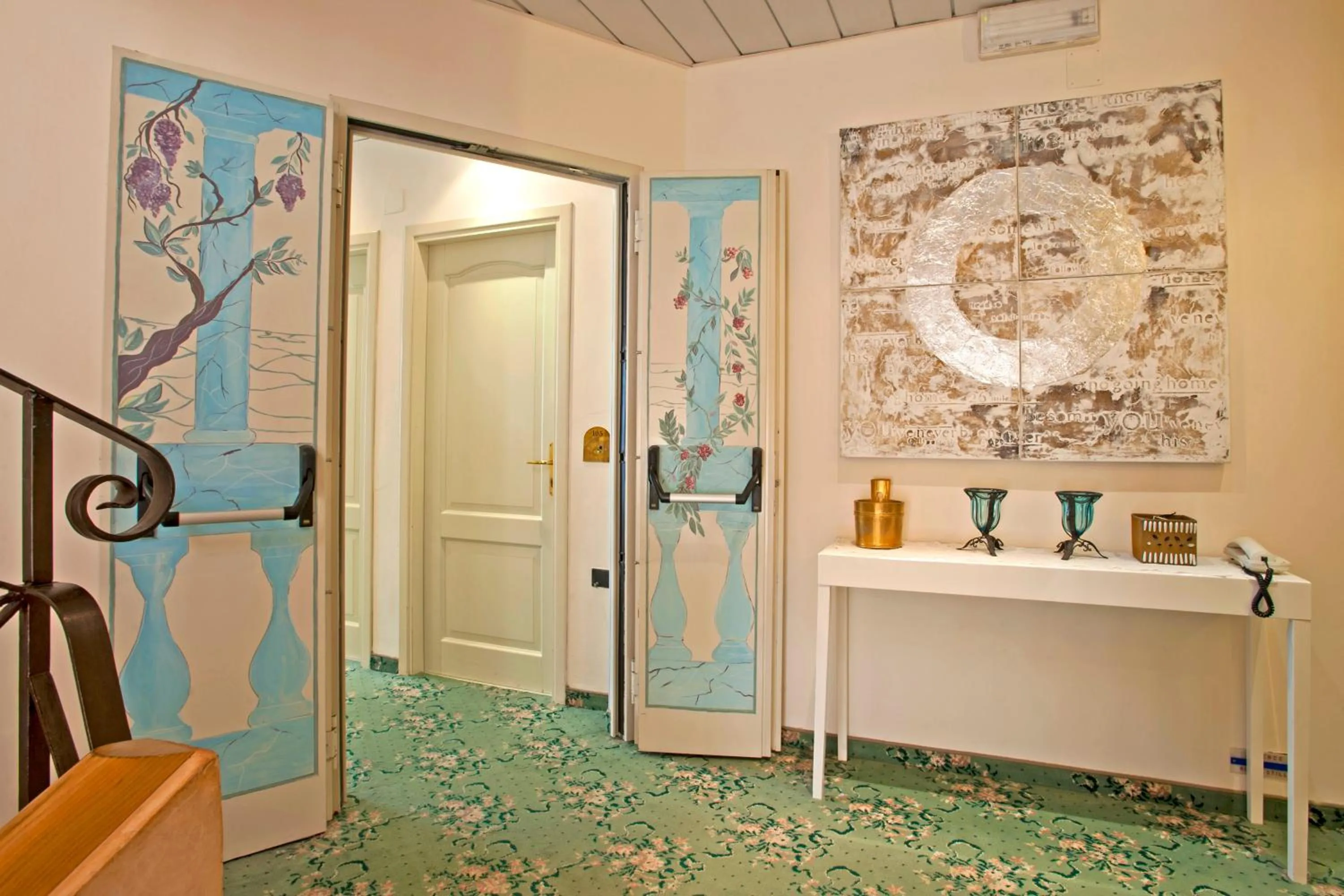 Decorative detail in Hotel Strand