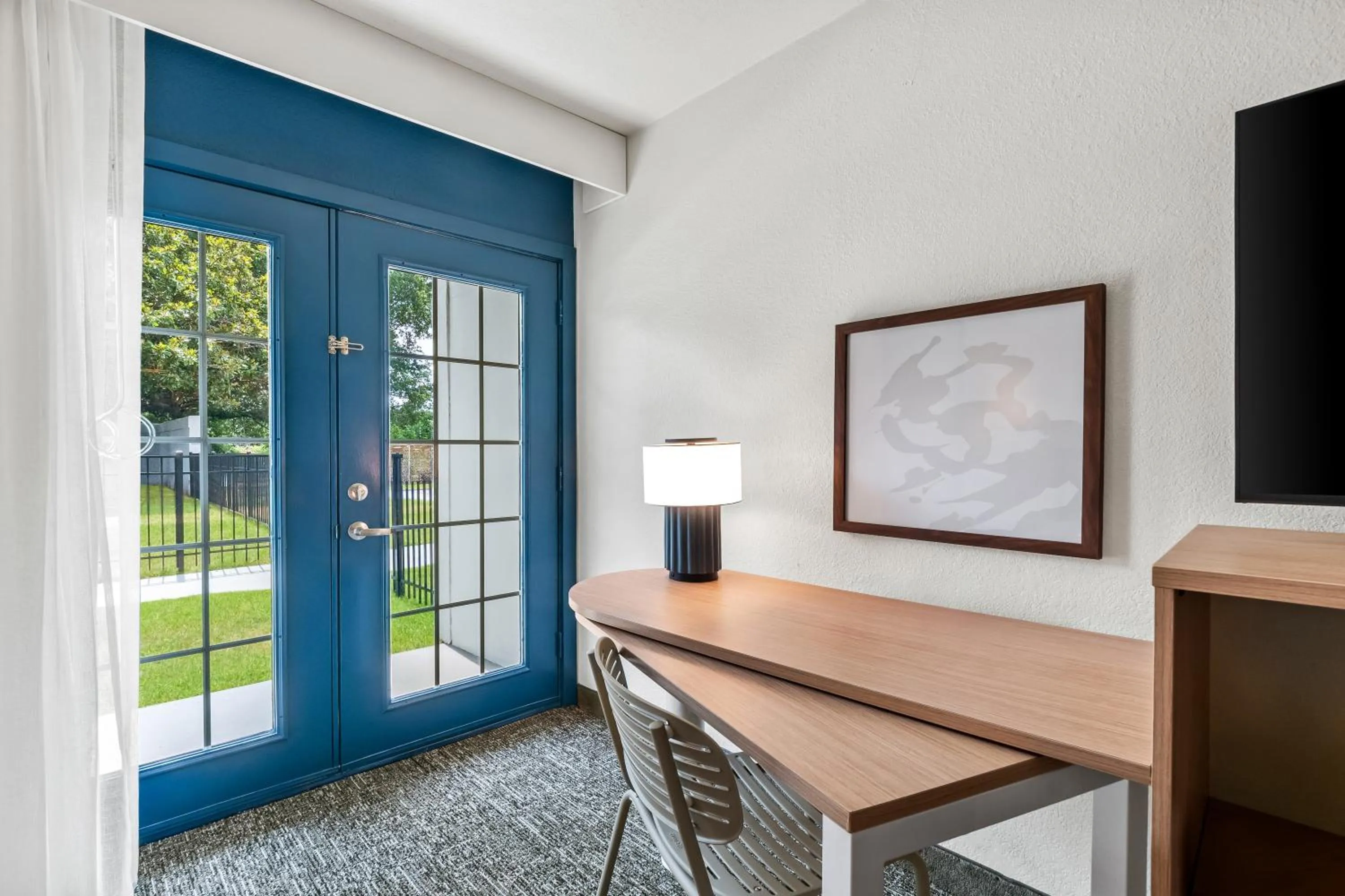 Seating area in Spark by Hilton Chattanooga Downtown