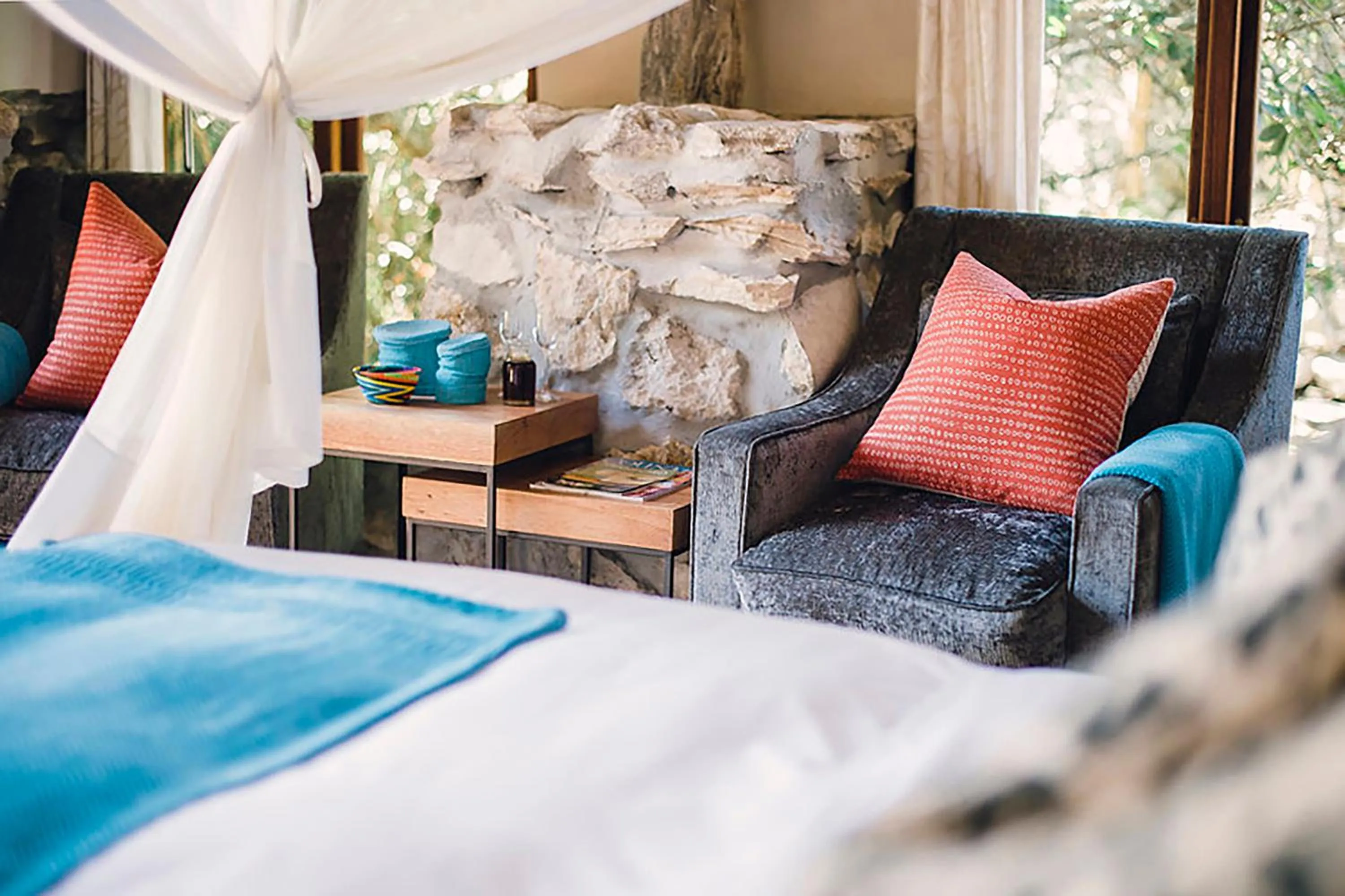 Bedroom, Bed in Mosaic Lagoon Lodge