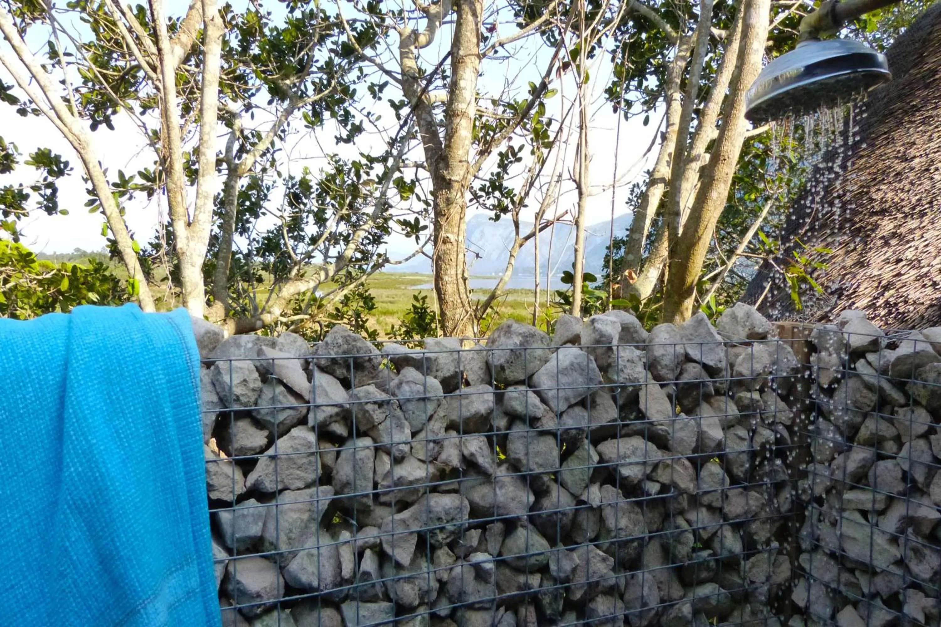 Shower in Mosaic Lagoon Lodge
