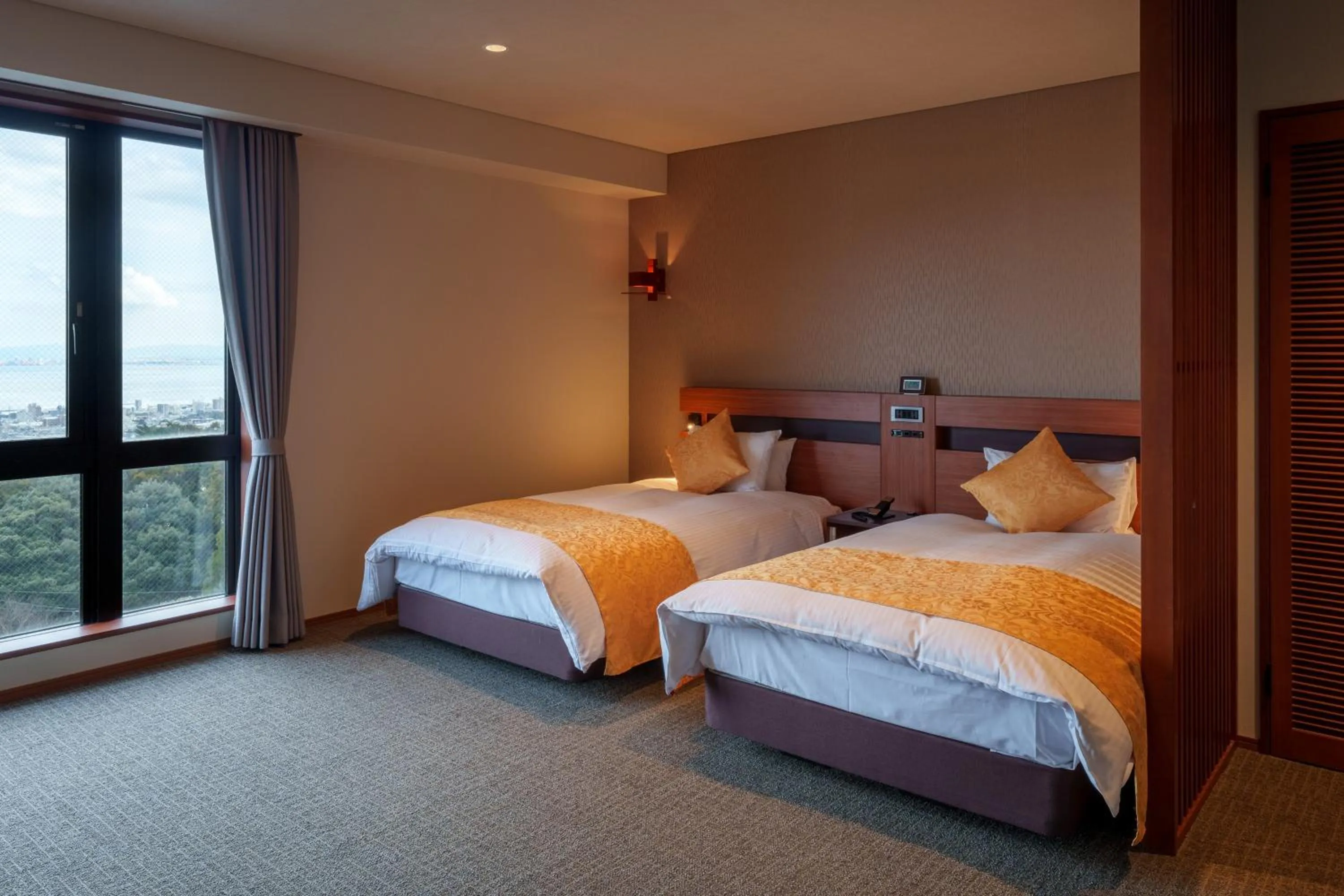 Bed in Akarinoyado Togetsu