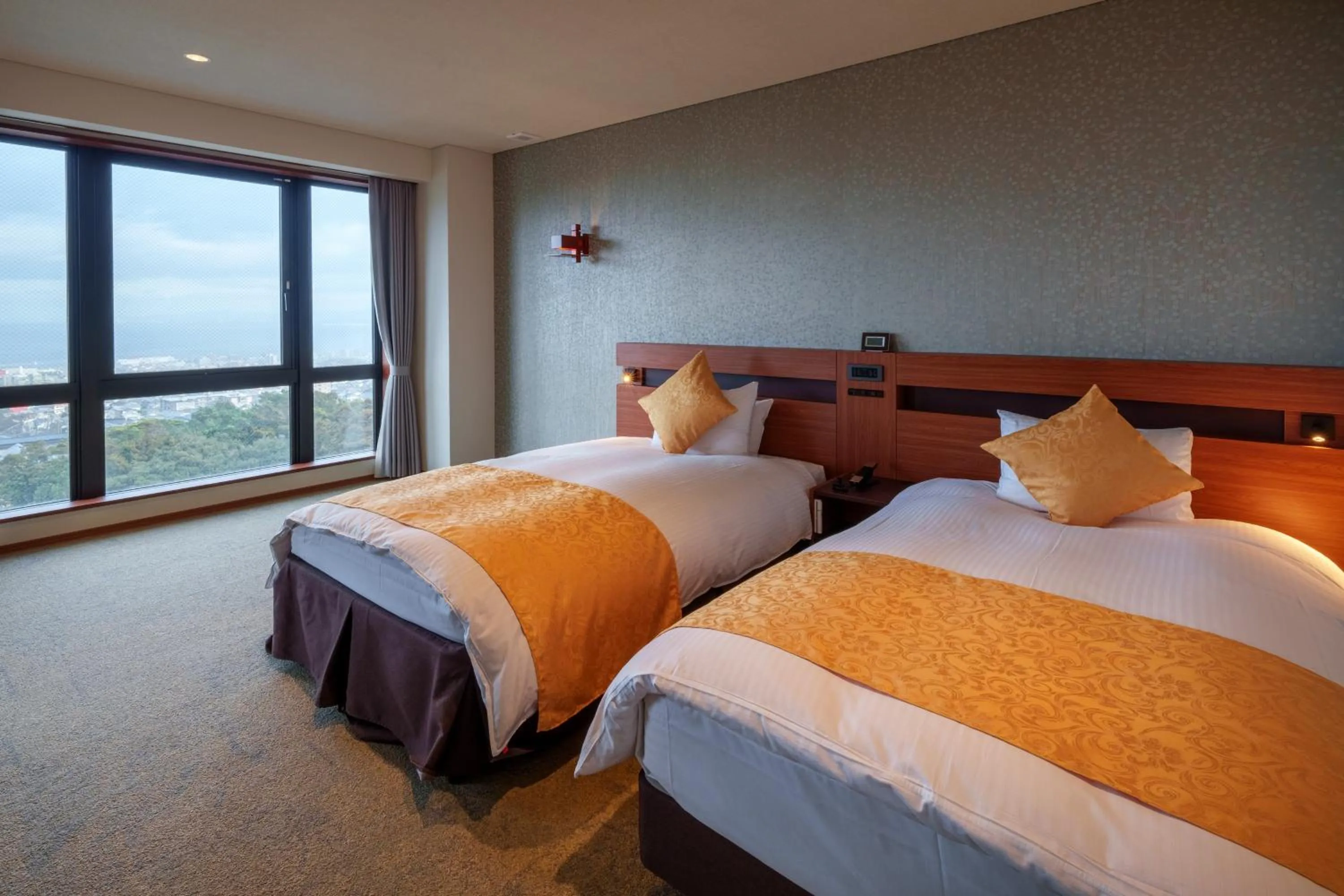 Bed in Akarinoyado Togetsu