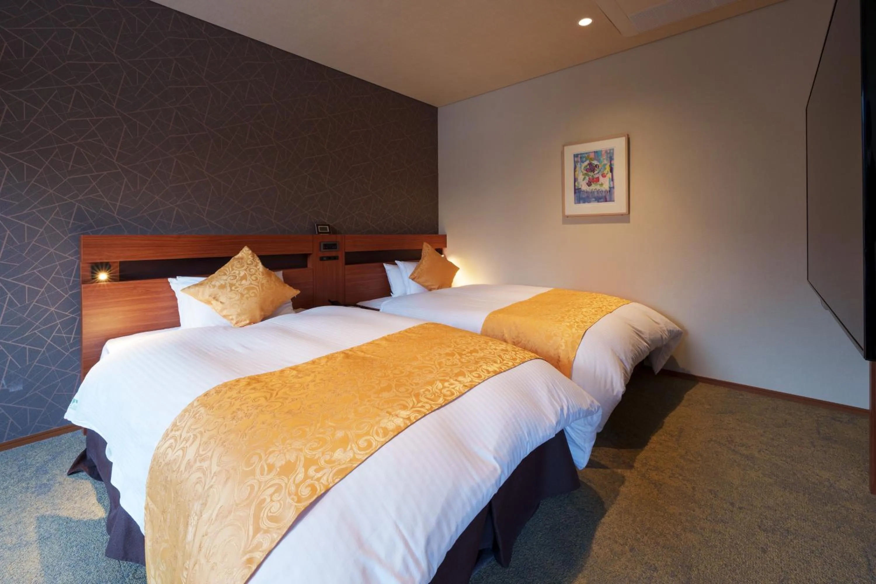 Bed in Akarinoyado Togetsu