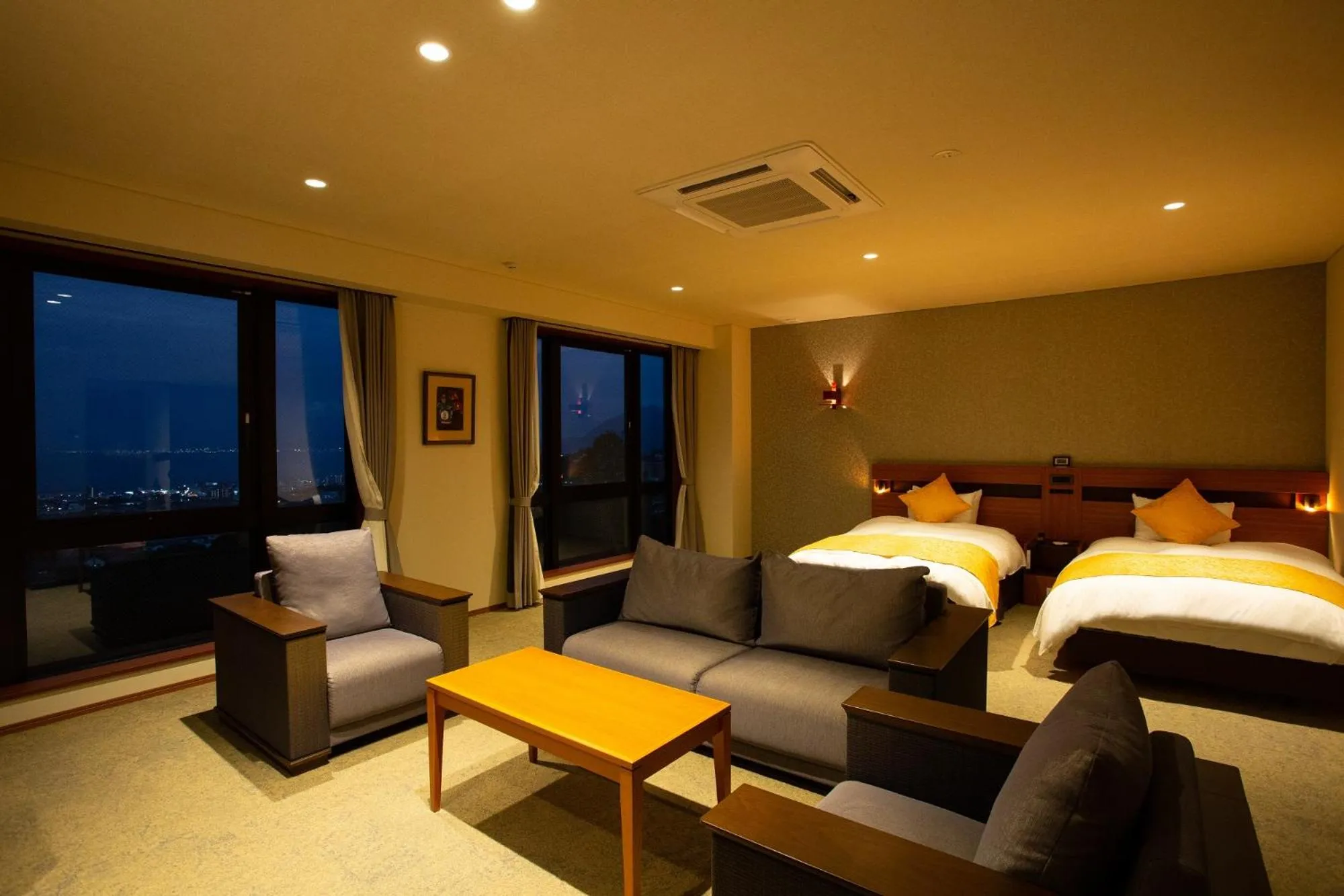 Bed in Akarinoyado Togetsu