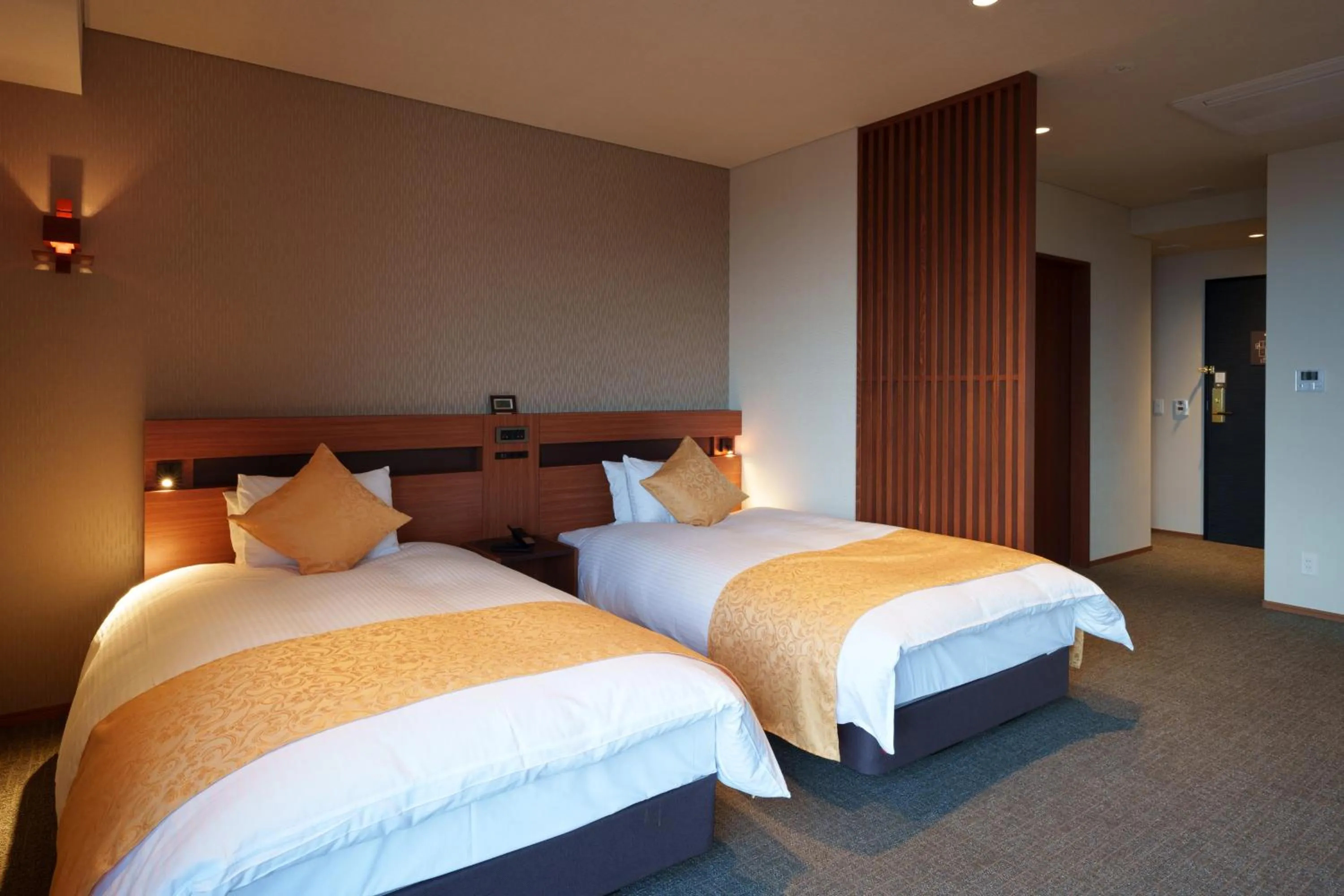 Bed in Akarinoyado Togetsu