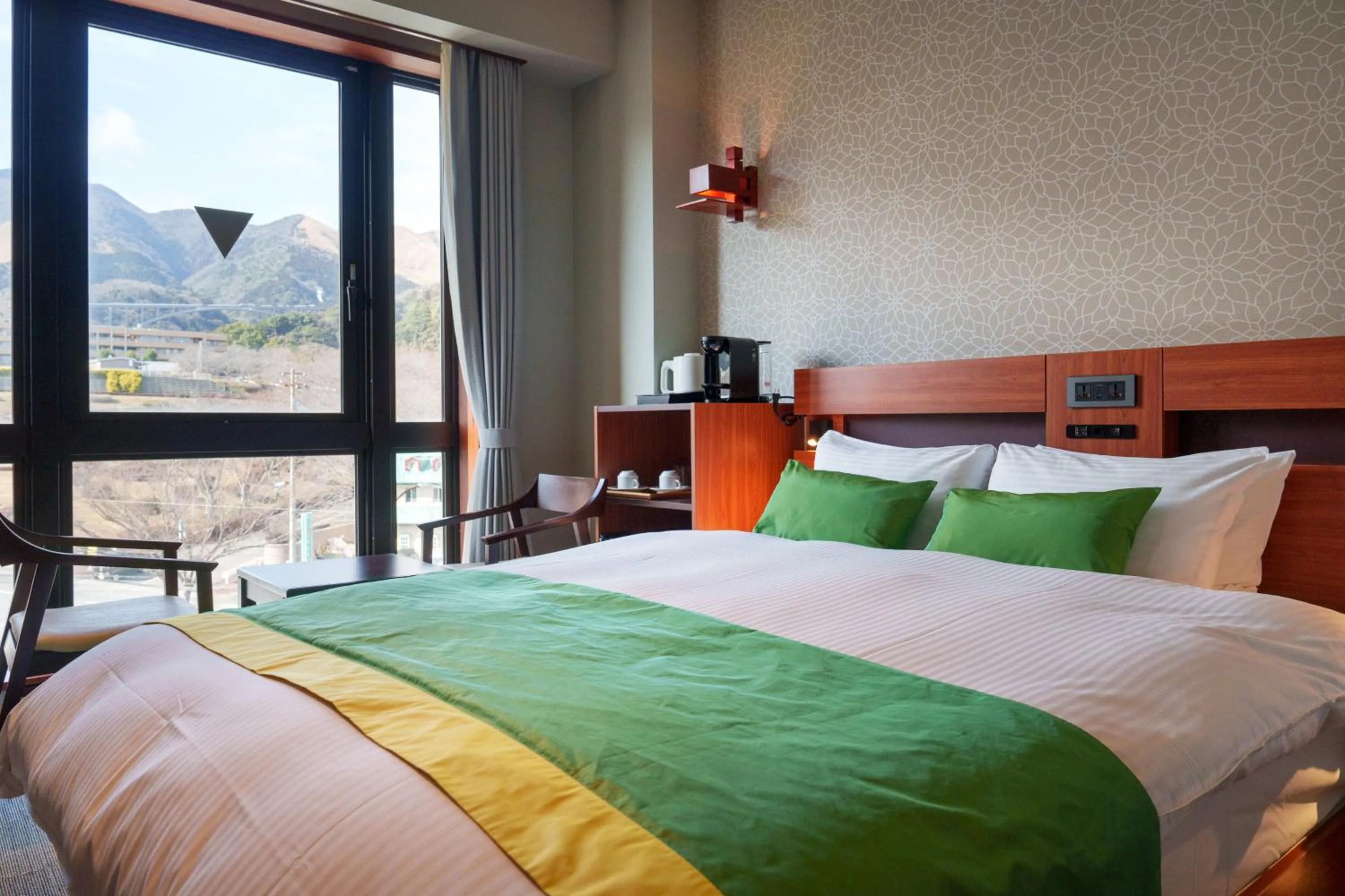 Bed in Akarinoyado Togetsu