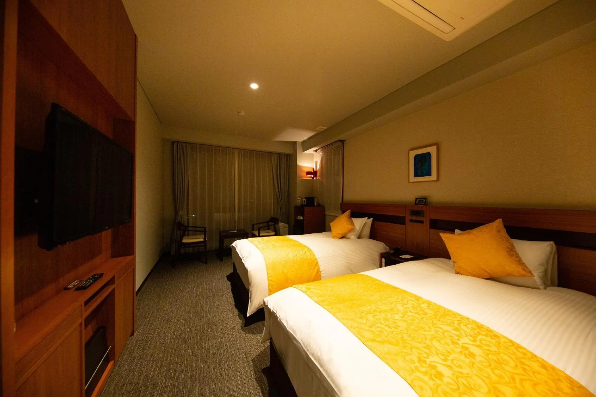 Photo of the whole room, Bed in Akarinoyado Togetsu