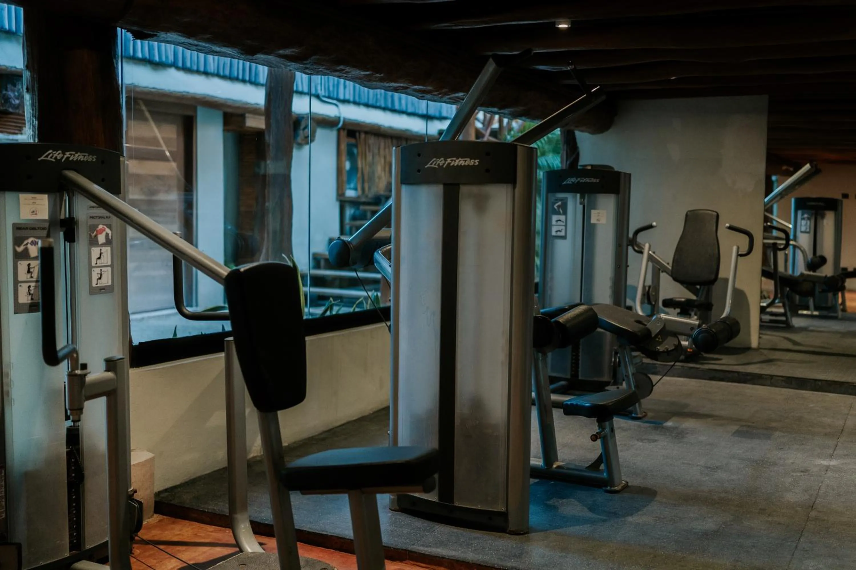 Fitness centre/facilities in Aldea Kuká, Luxury Eco Boutique Hotel