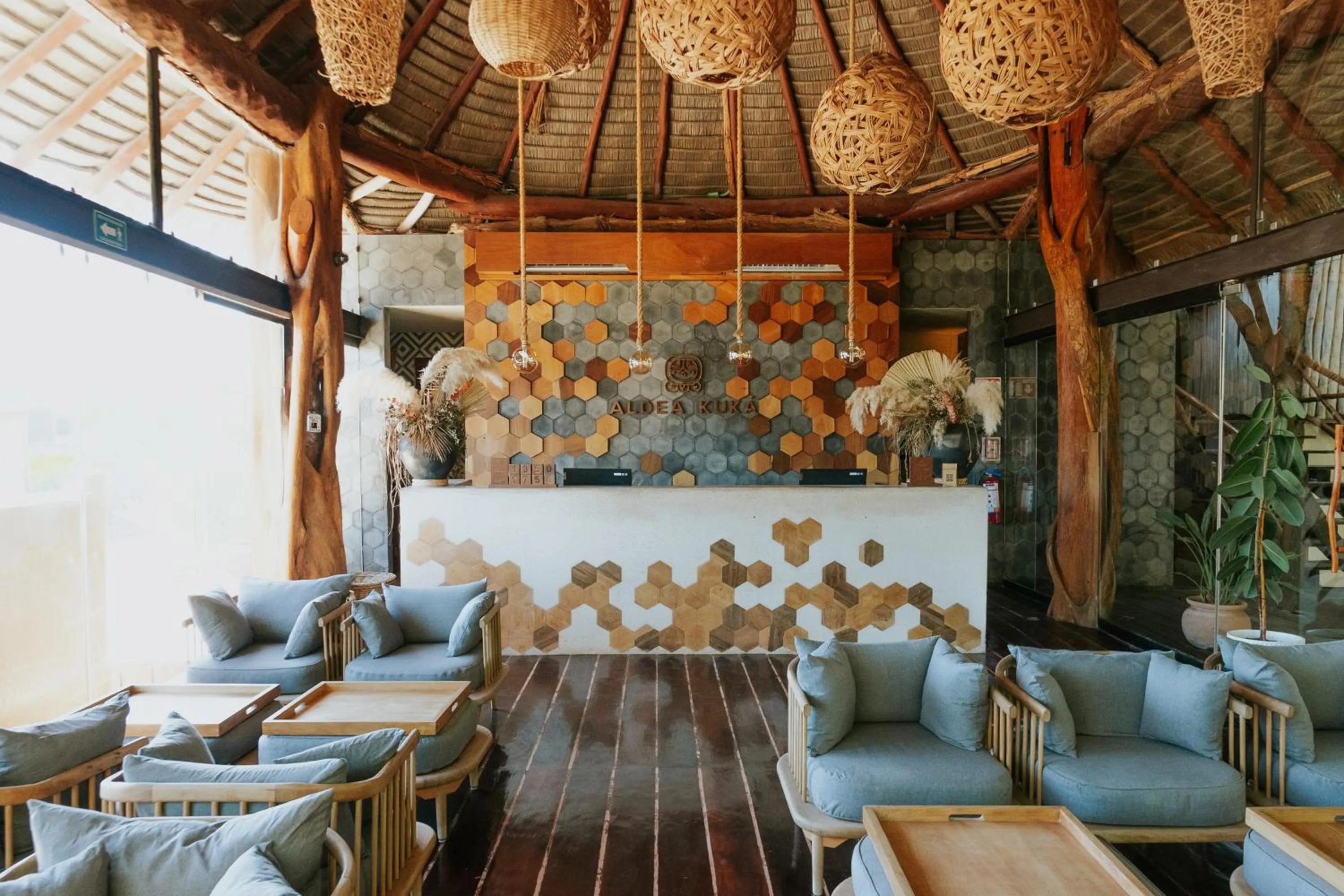 Lobby or reception in Aldea Kuká, Luxury Eco Boutique Hotel