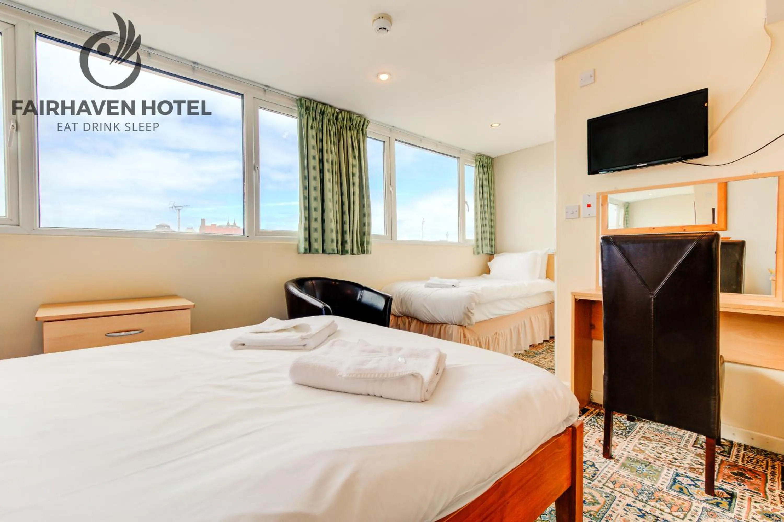 Bed in Fairhaven Hotel