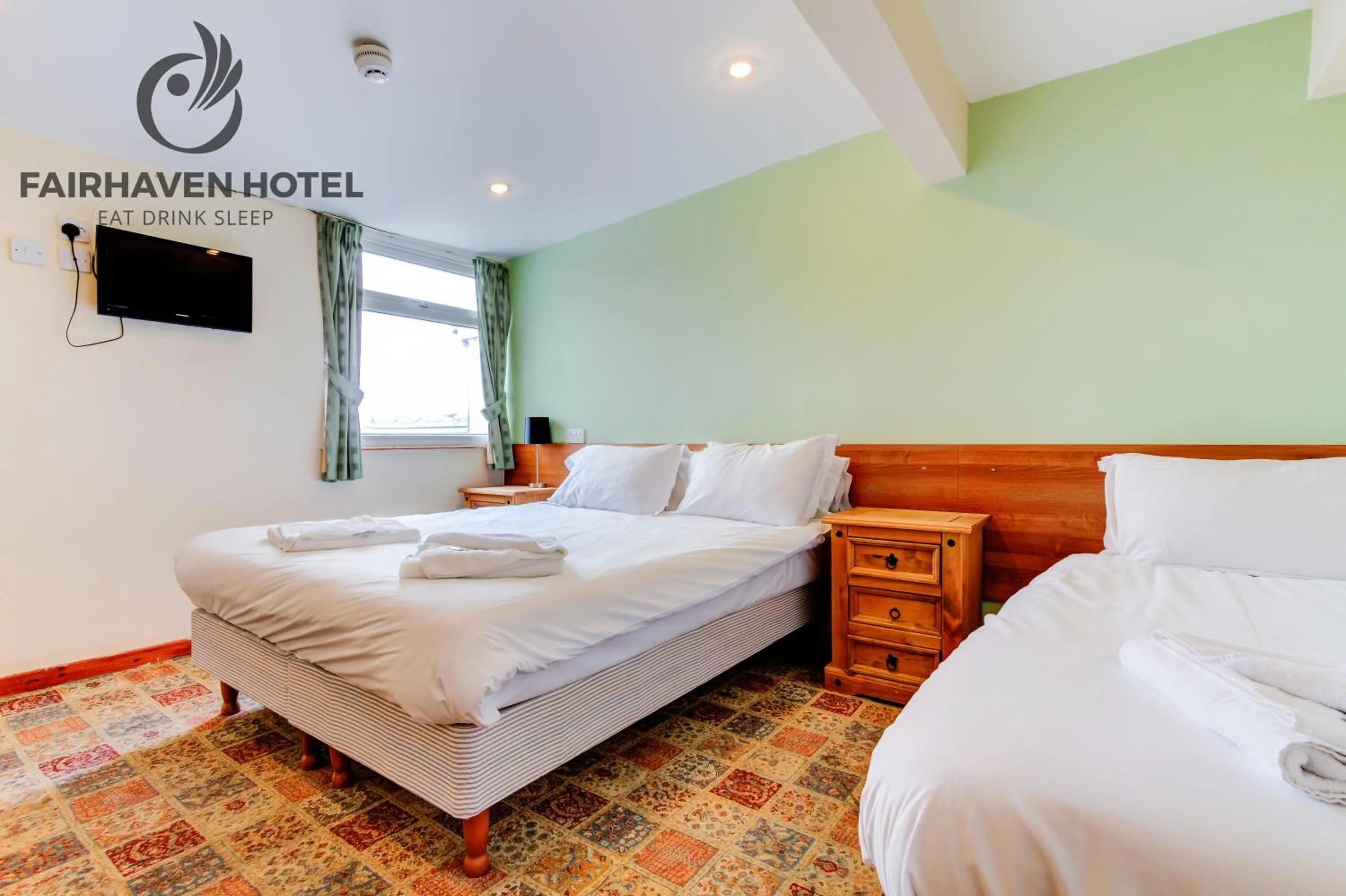 Bed in Fairhaven Hotel