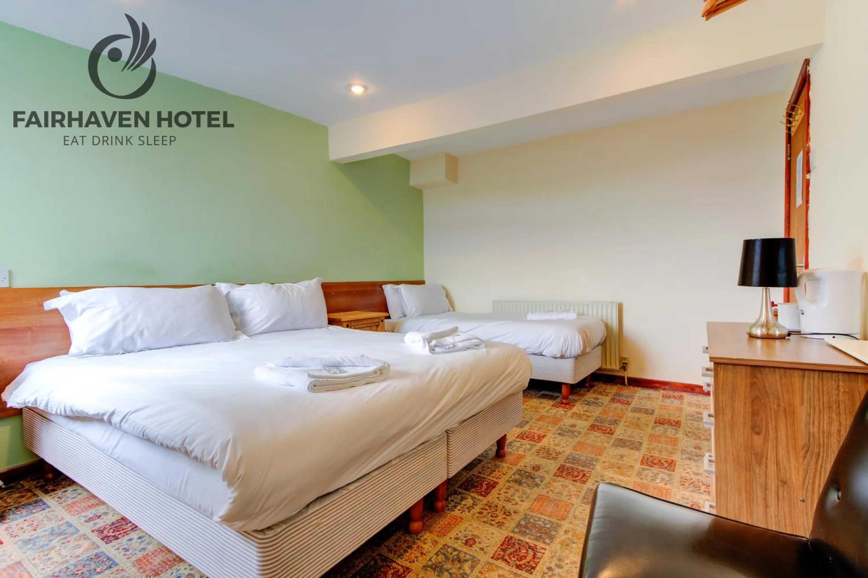 Bed in Fairhaven Hotel