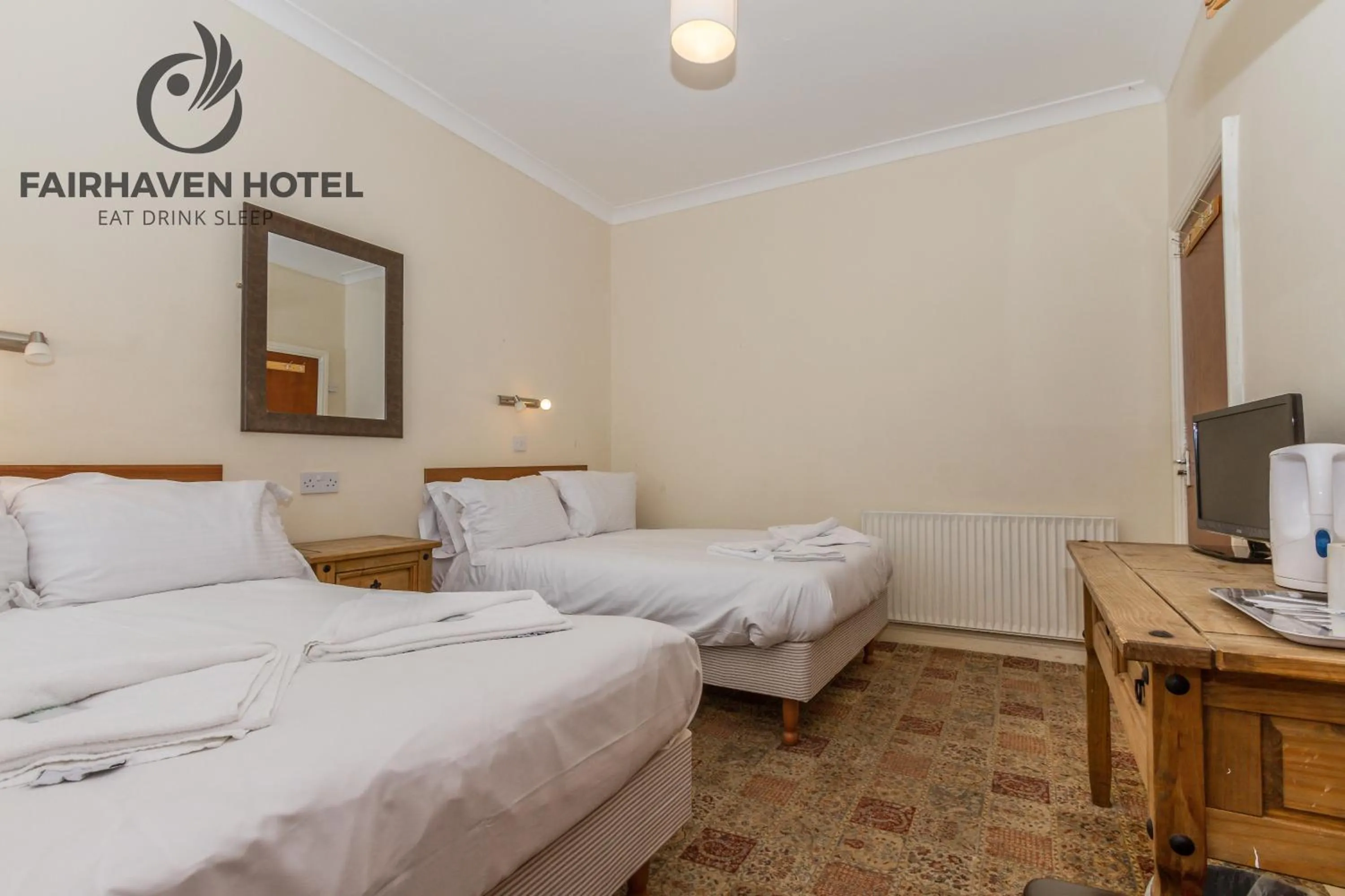 Bed in Fairhaven Hotel