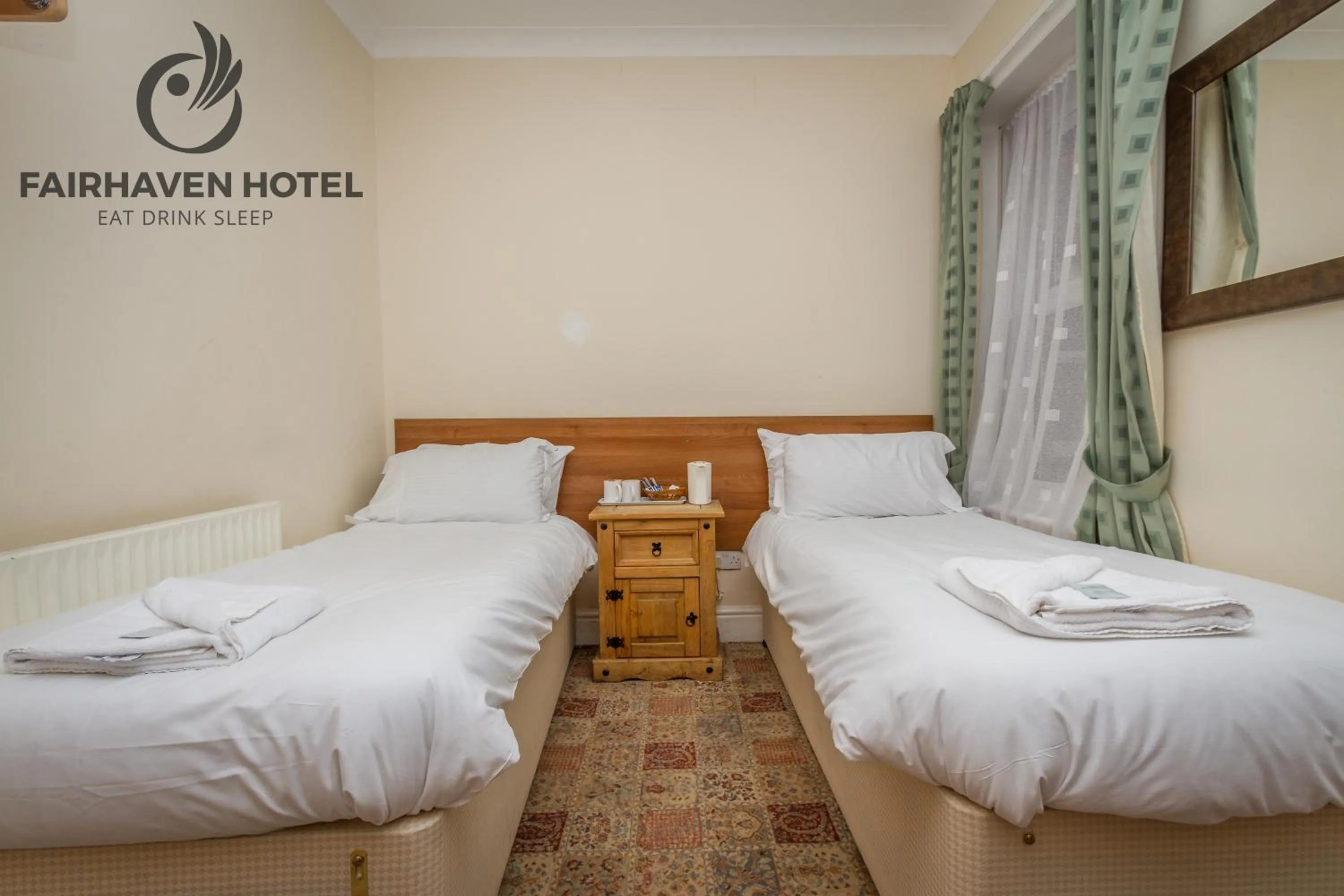 Bed in Fairhaven Hotel