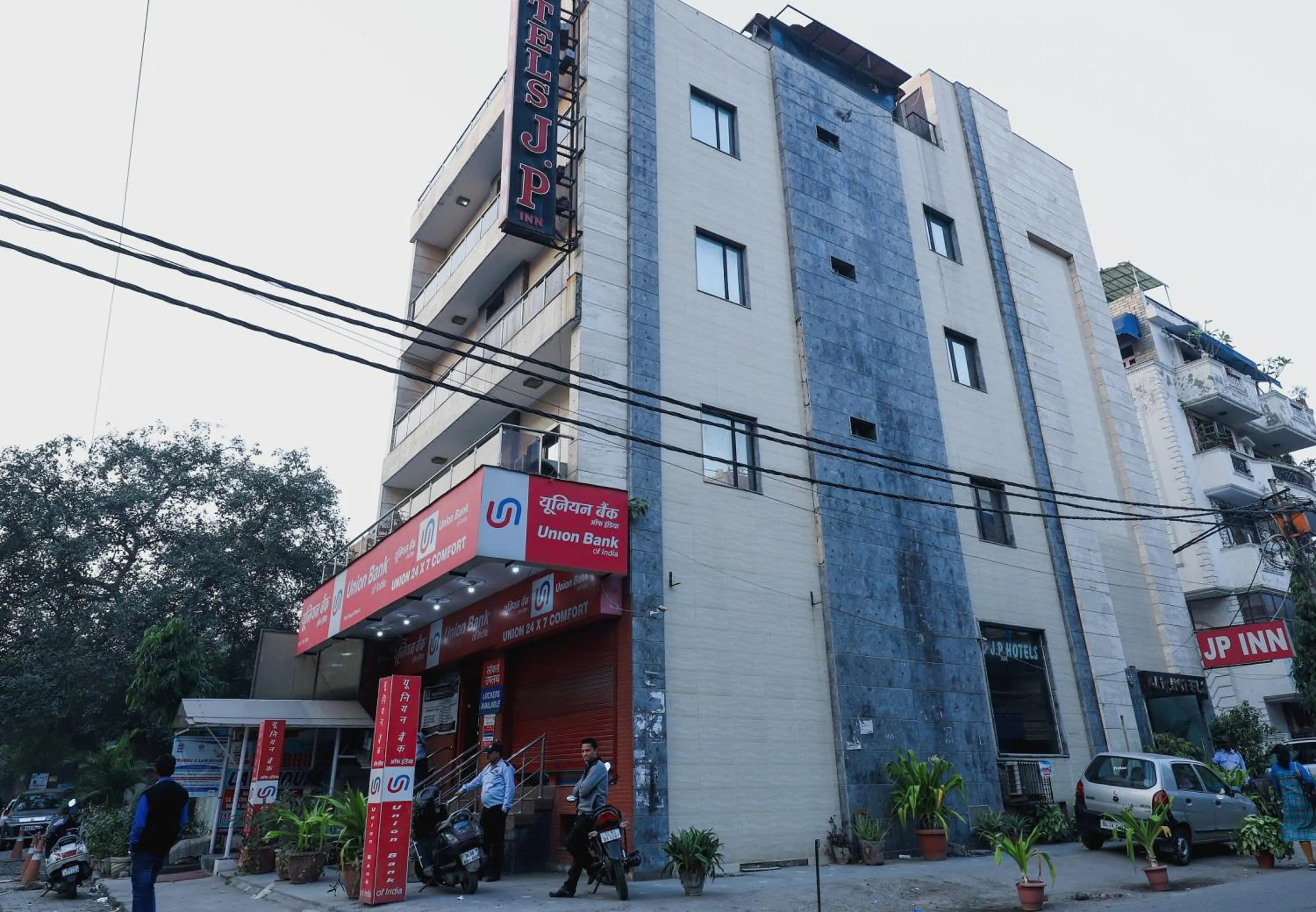 Facade/entrance in Super Hotel O J P Inn Near Patel Nagar Metro Station
