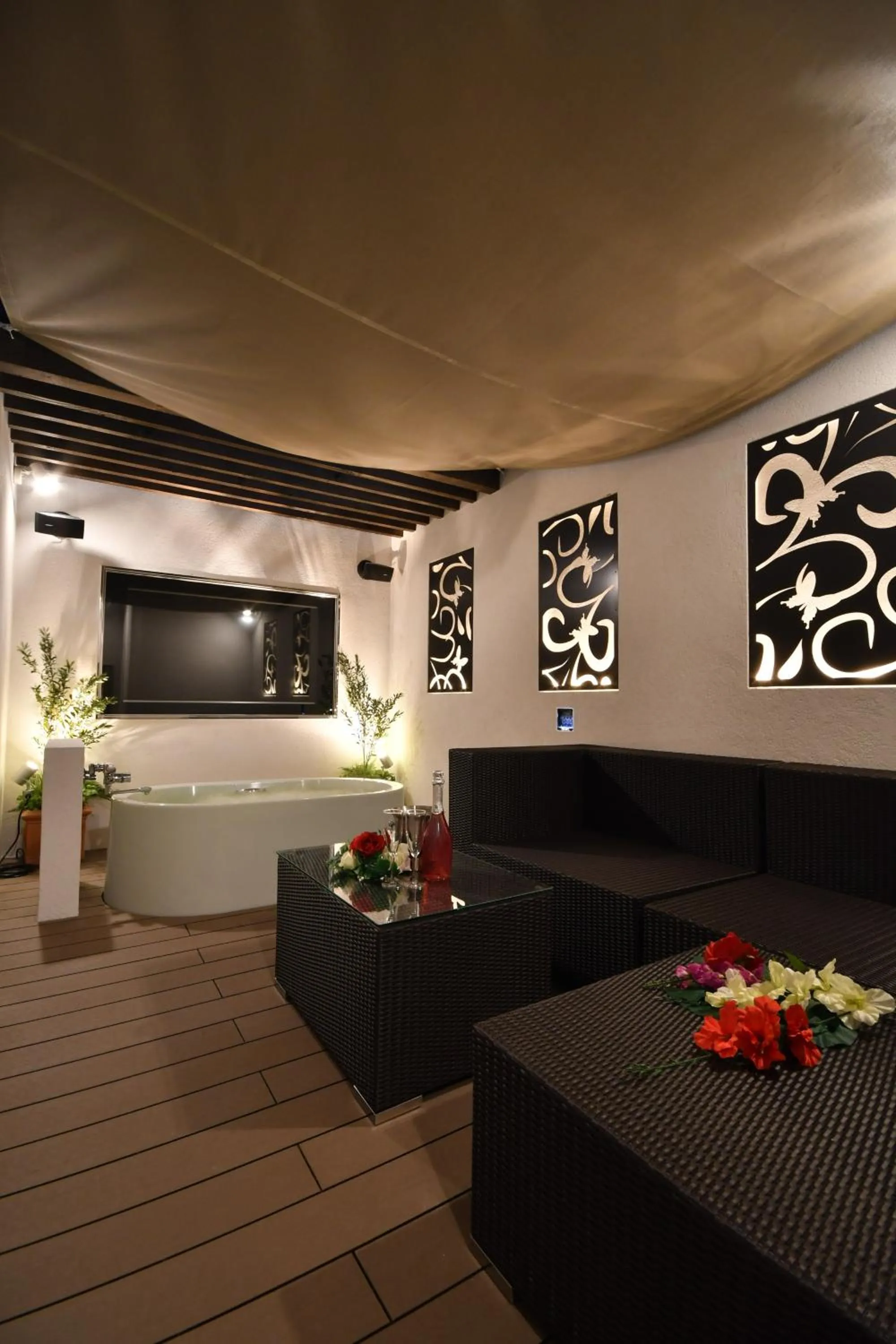 Balcony/Terrace in Hotel agehA cinq boutique (Adult Only)