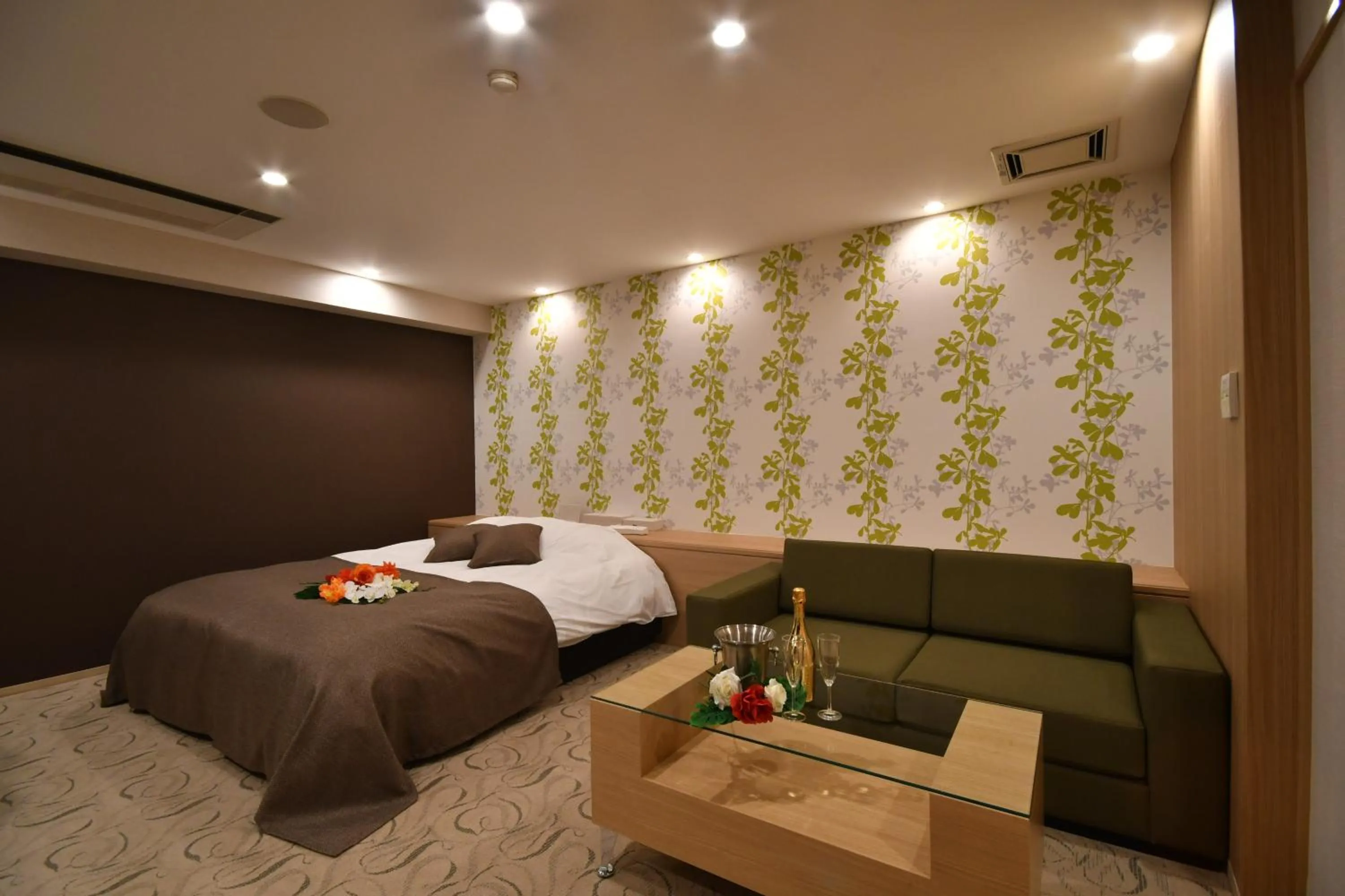 Bed in Hotel agehA cinq boutique (Adult Only)