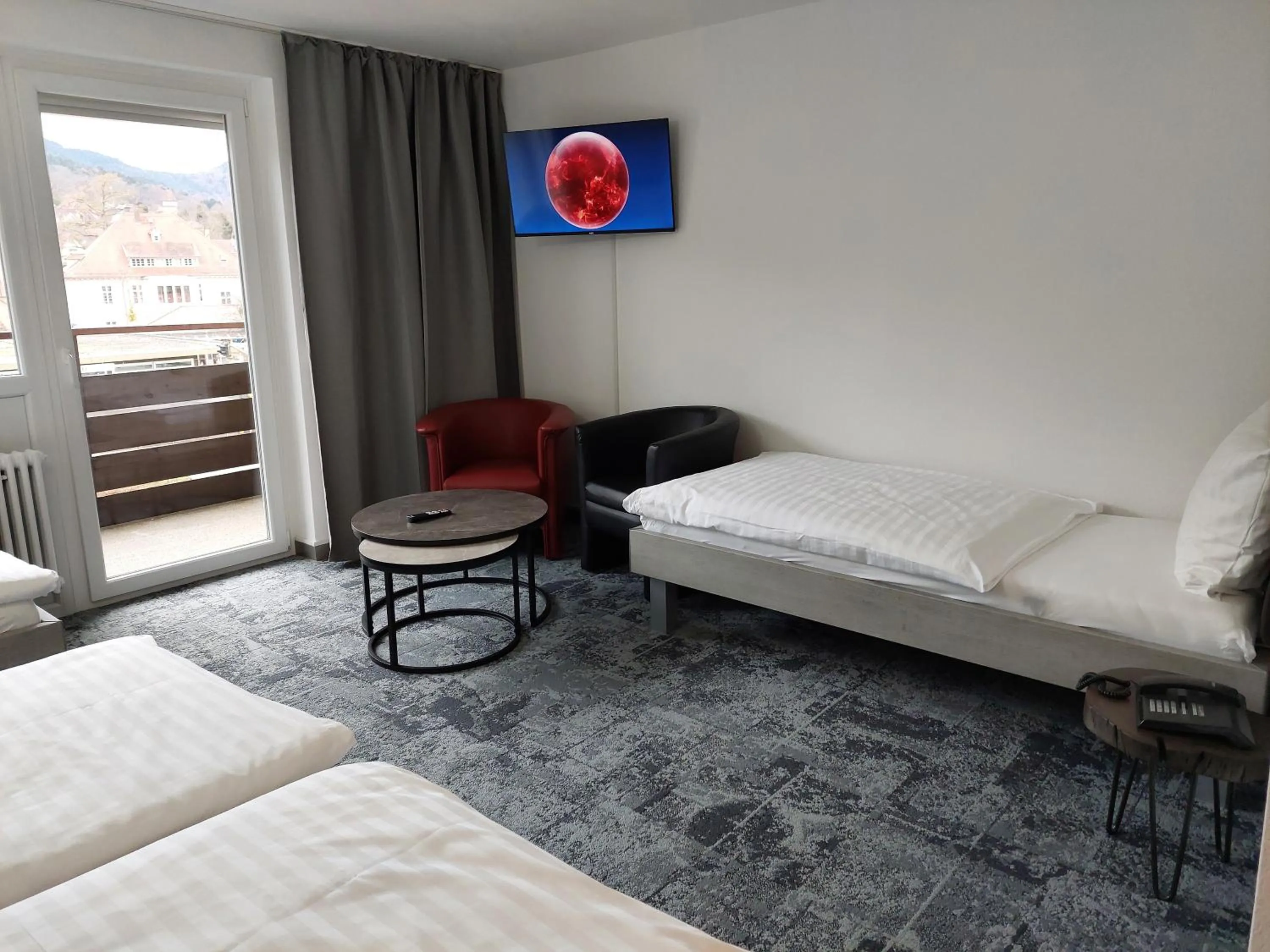 Bed in Hotel Stadt Gernsbach