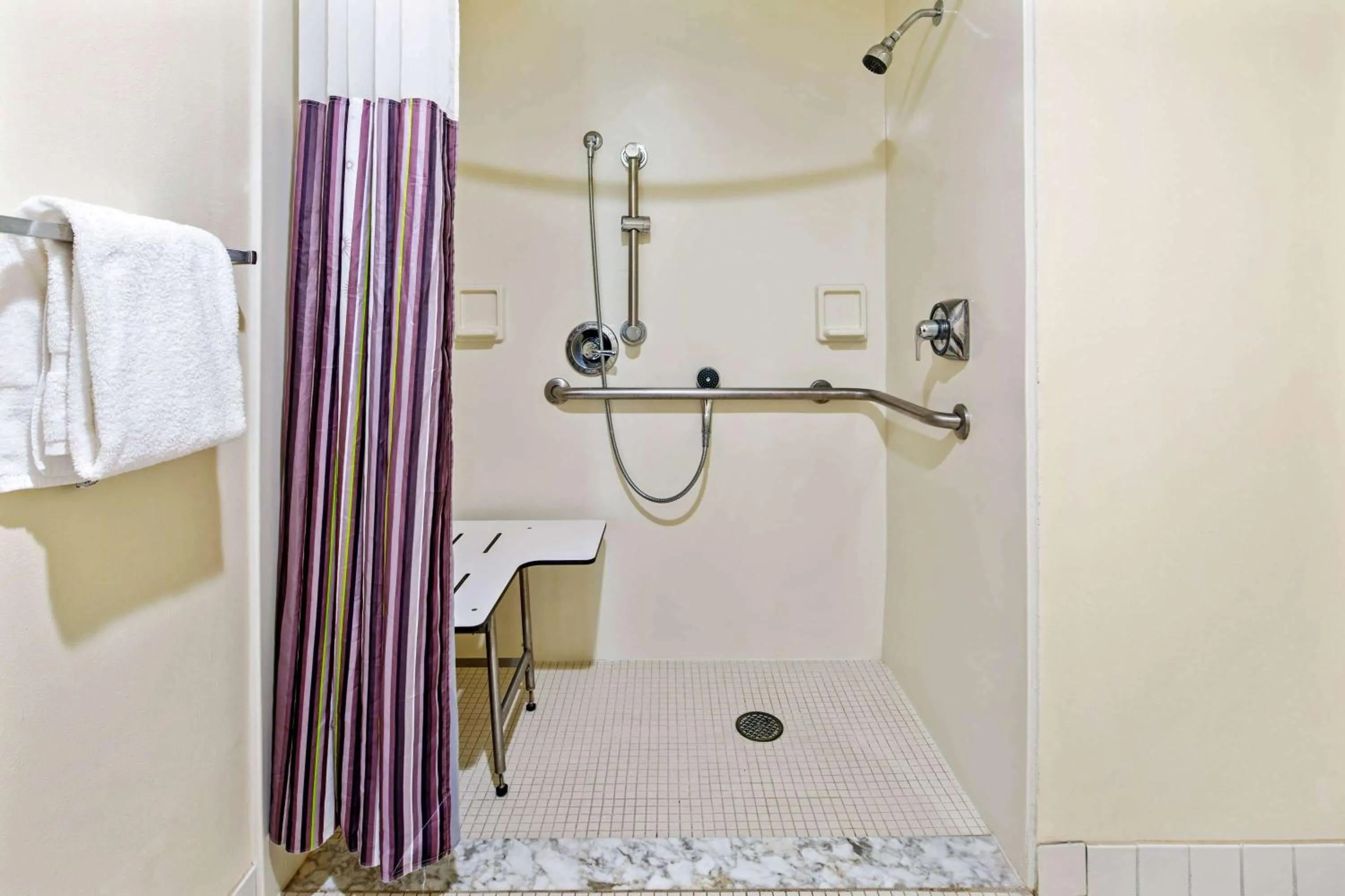 Shower in La Quinta Inn & Suites by Wyndham Sawgrass