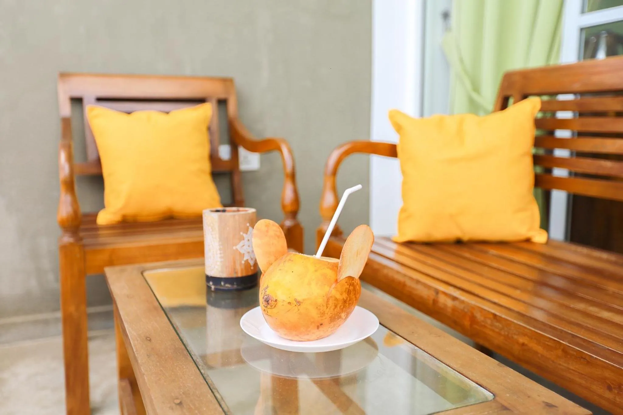 Seating area in Chill Bay Weligama