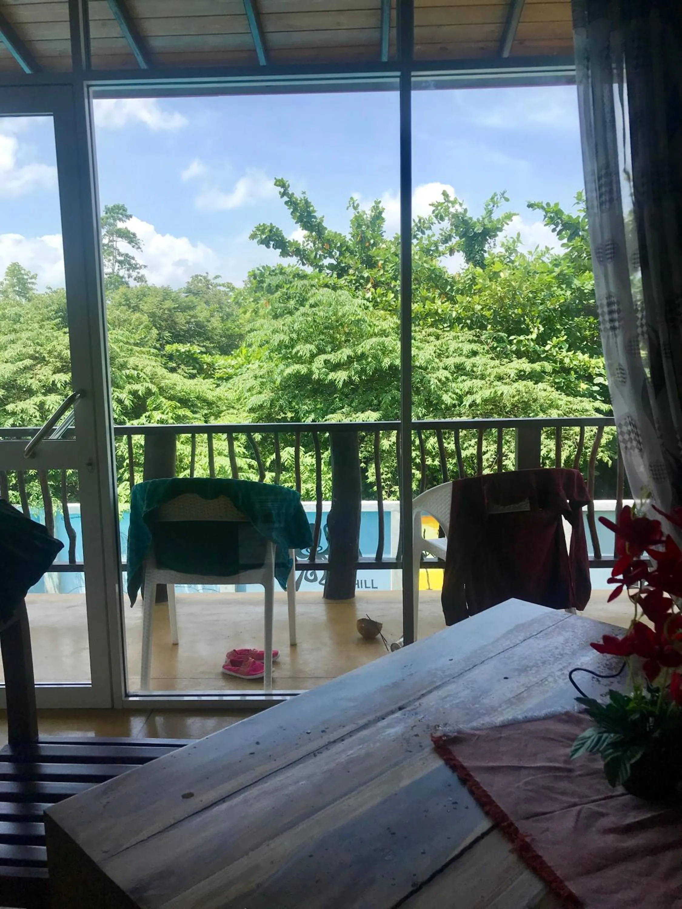 Balcony/Terrace, Bed in Chill Bay Weligama