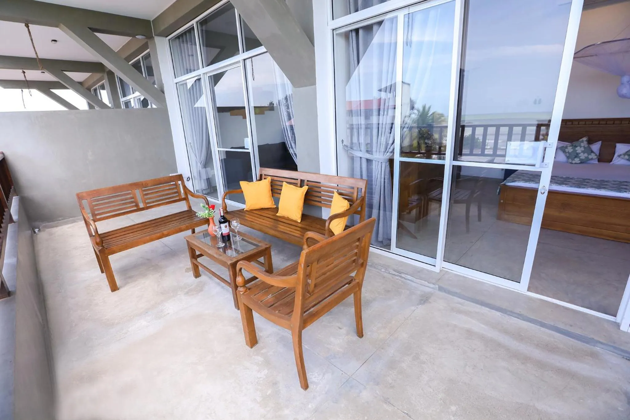 Balcony/Terrace in Chill Bay Weligama