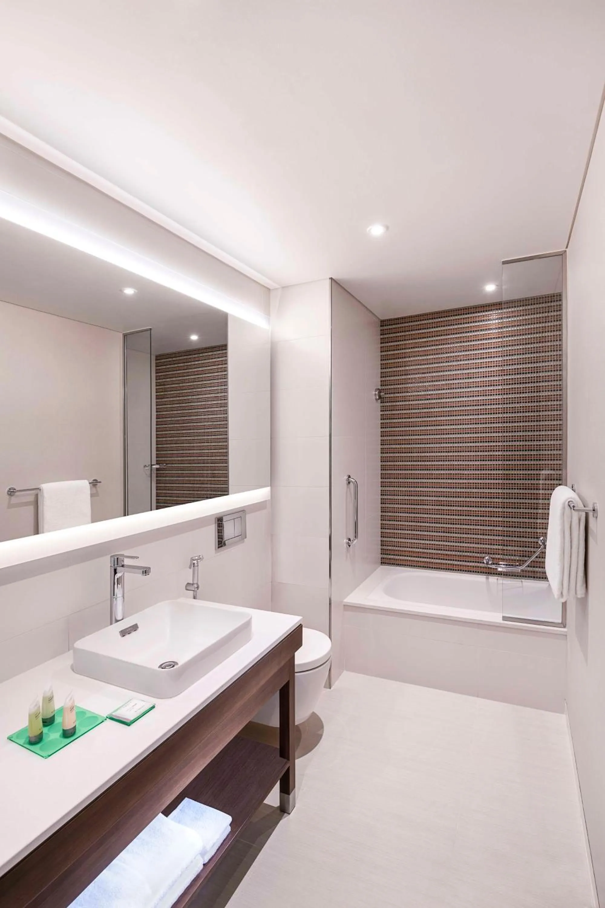 Bathroom in Hyatt Place Dubai Wasl District