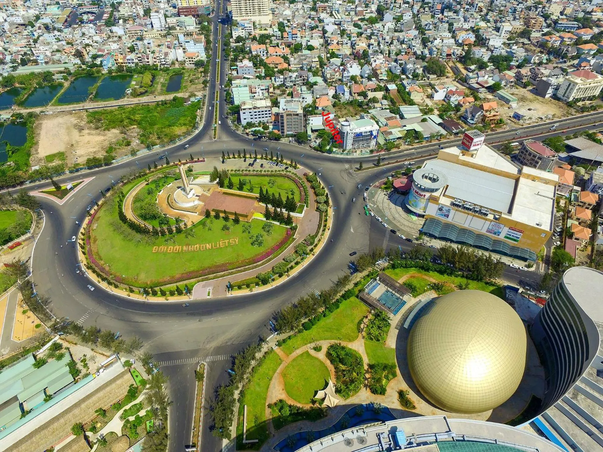 Bird's eye view in Jupiter Hotel