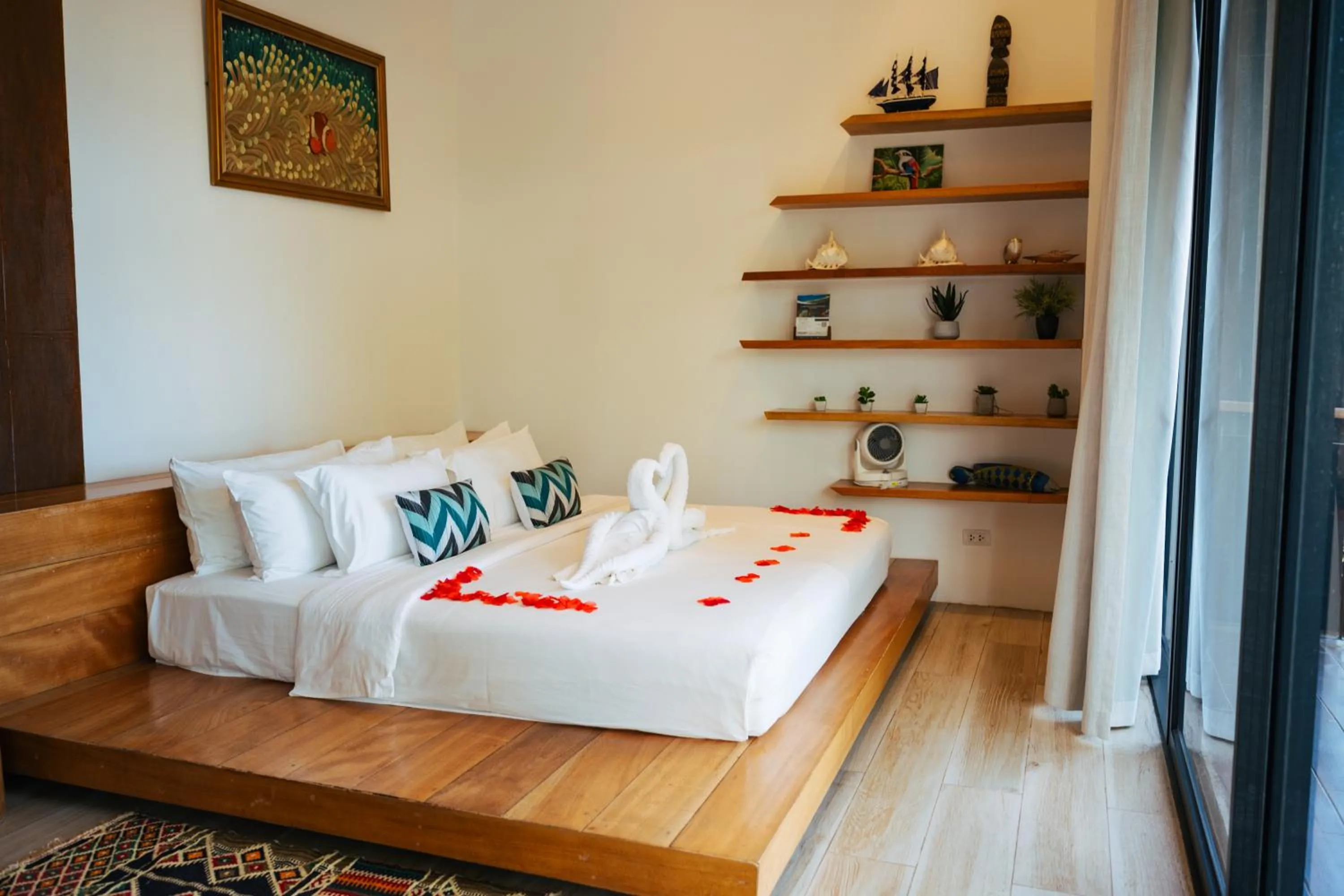 Bed in Nacpan Beach Glamping Managed by H Hospitality Group