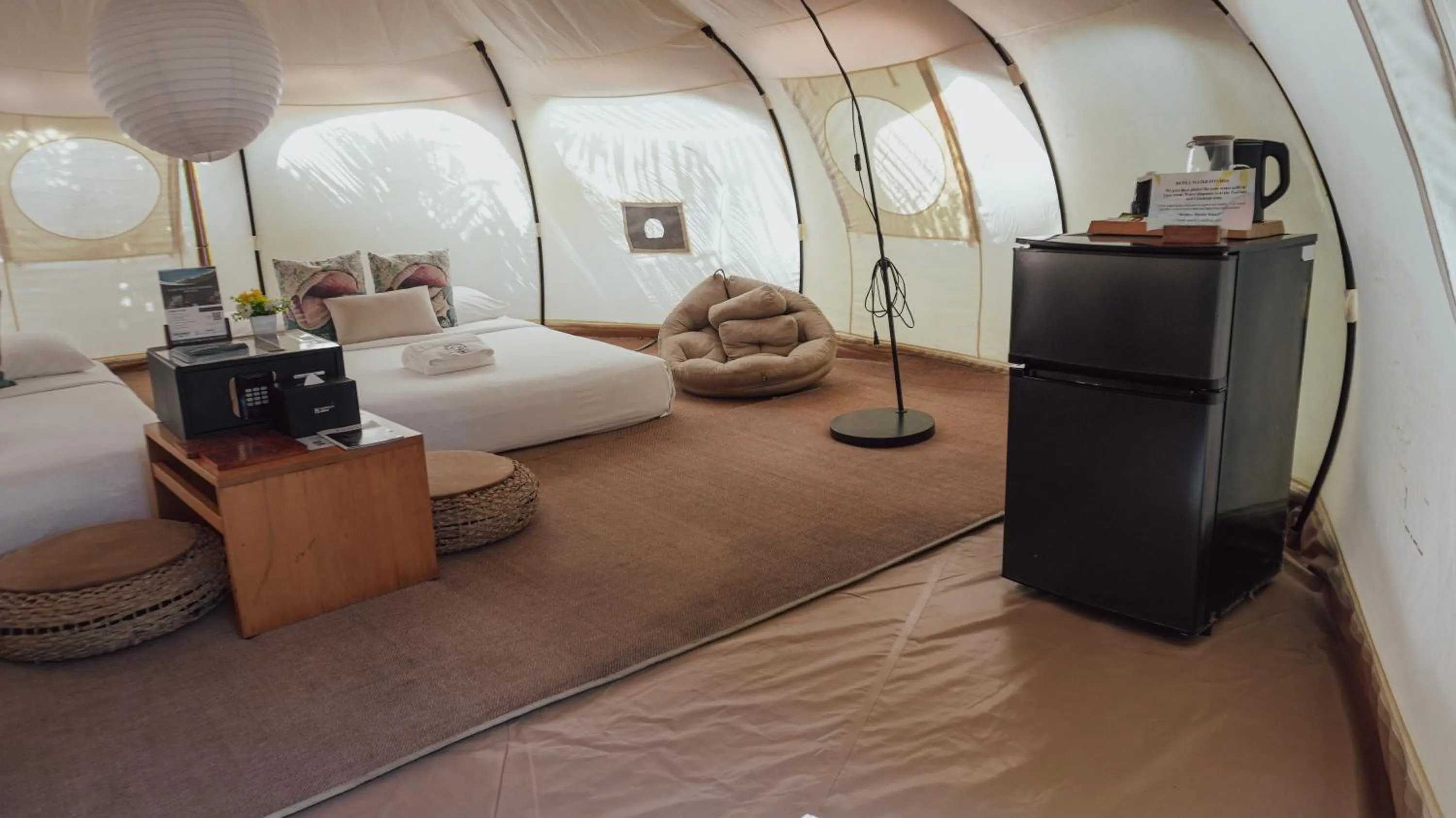 Bed in Nacpan Beach Glamping Managed by H Hospitality Group