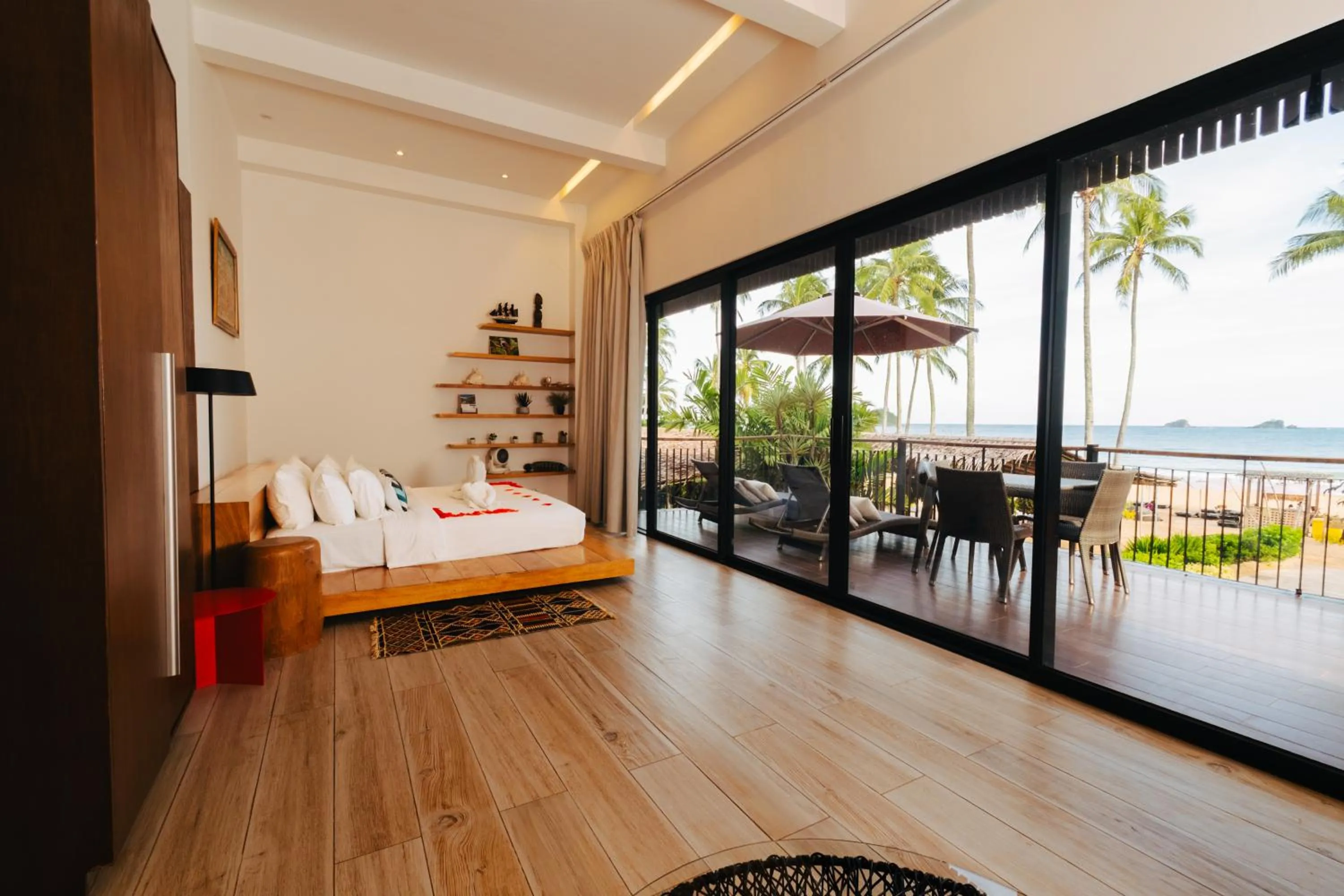 Bed in Nacpan Beach Glamping Managed by H Hospitality Group