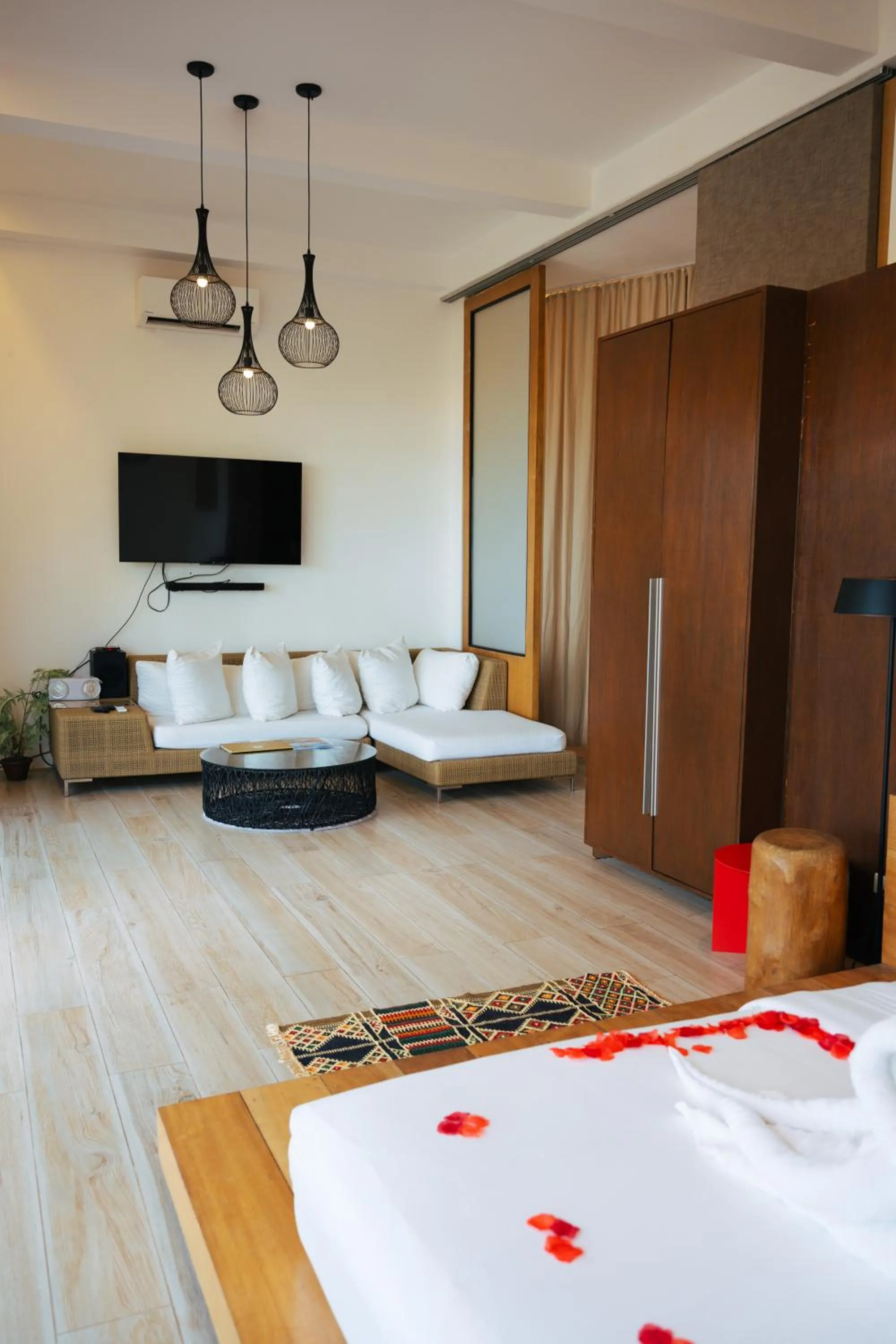 Bed in Nacpan Beach Glamping Managed by H Hospitality Group