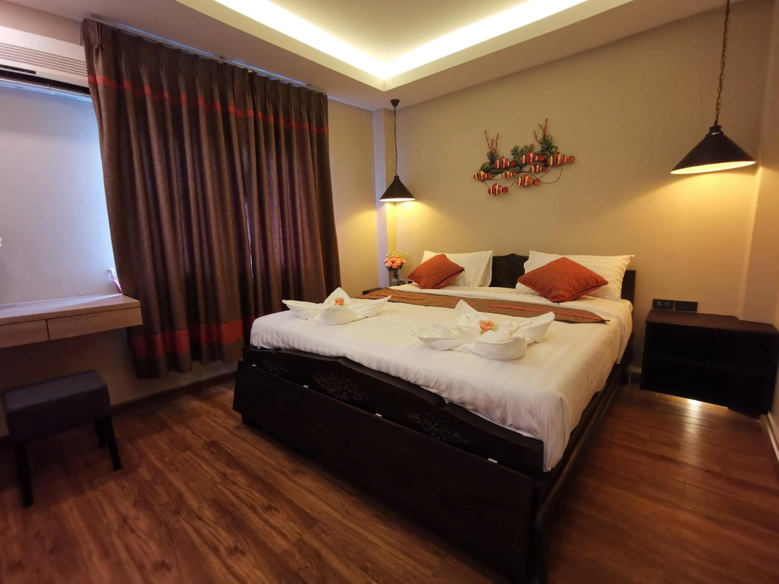 Photo of the whole room, Bed in Fang Chiang Mai โรงแรมแฟงเชียงใหม่