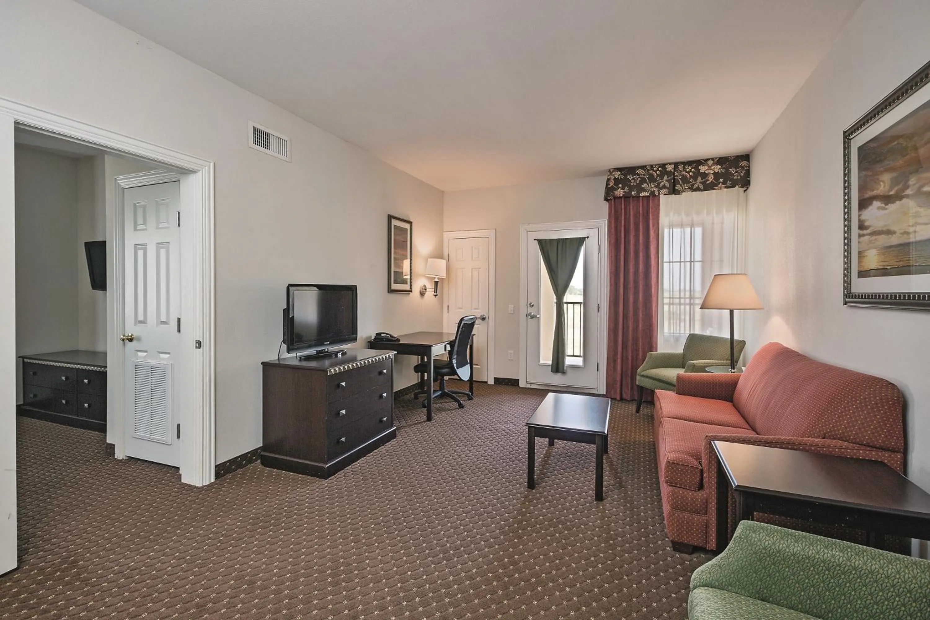 Living room in Americas Best Value Inn - Gun Barrel City